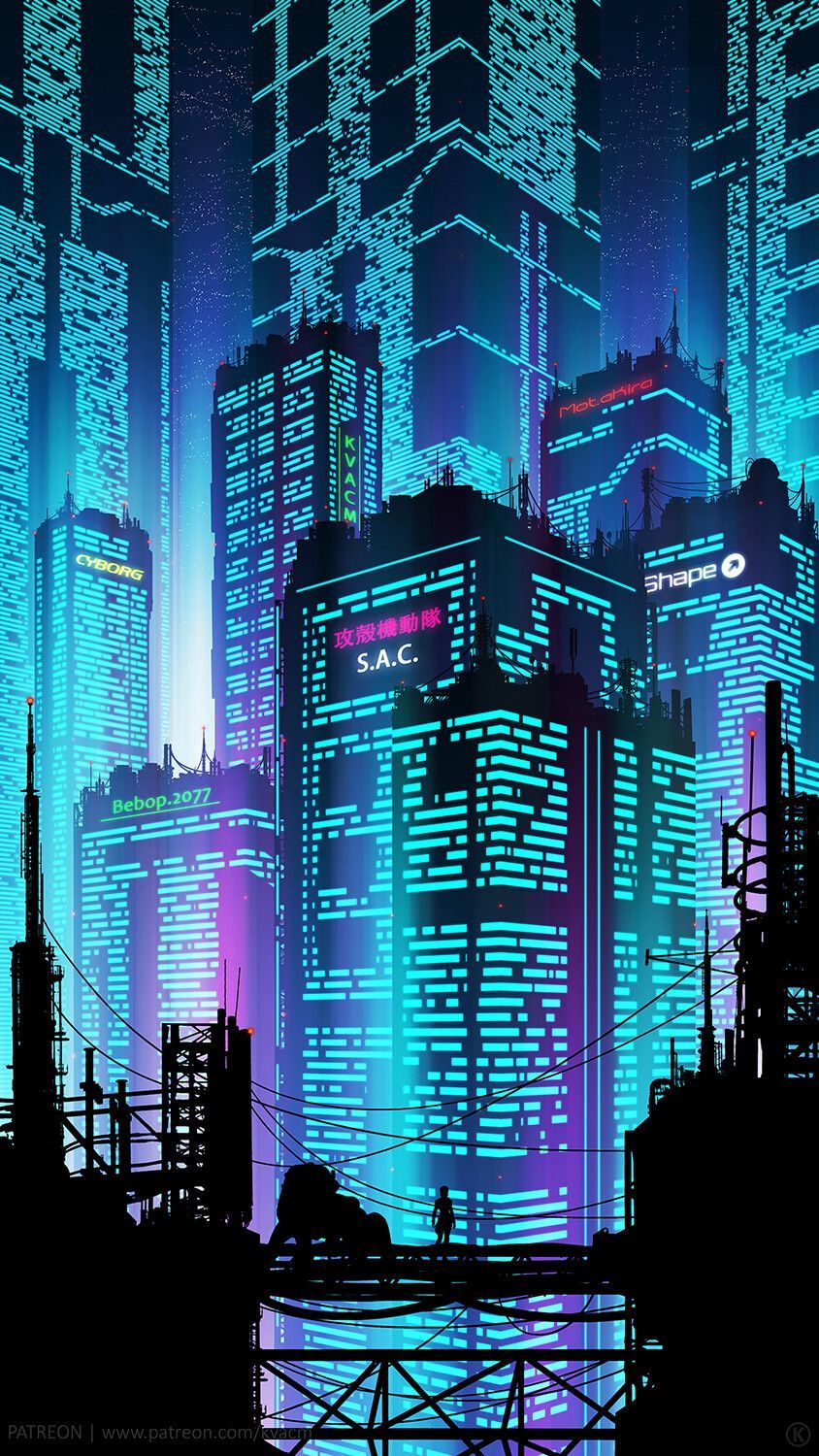 Cyberpunk 2077. Cyberpunk city, Cyberpunk aesthetic, Vaporwave wallpaper