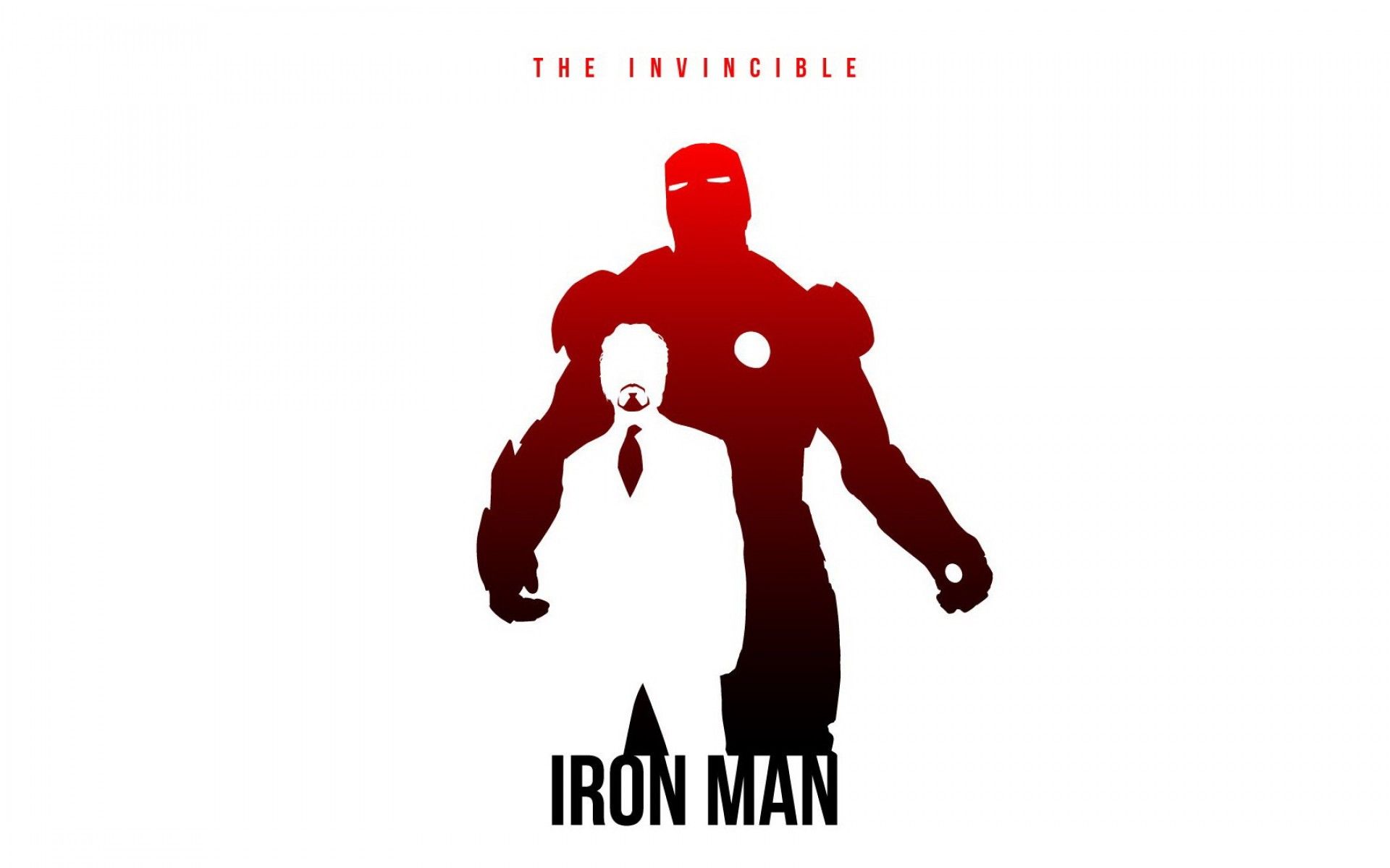 Minimalistic Iron Man Marvel Comics Posters Fan Art HD wallpaper