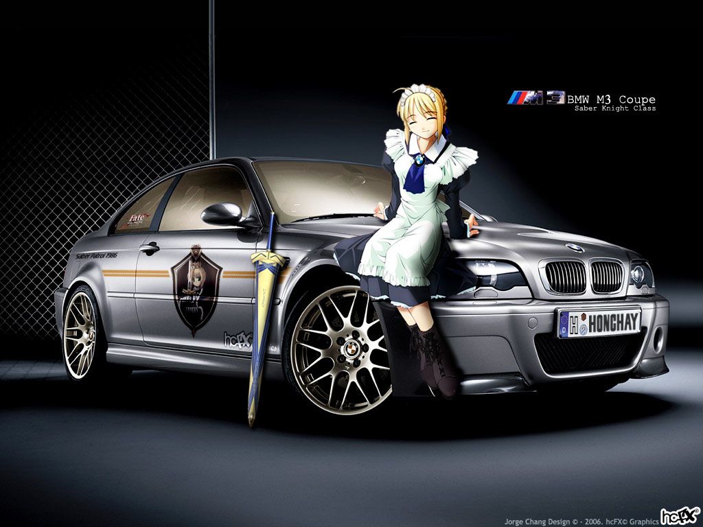 BMW Anime Girl Wallpapers - Wallpaper Cave