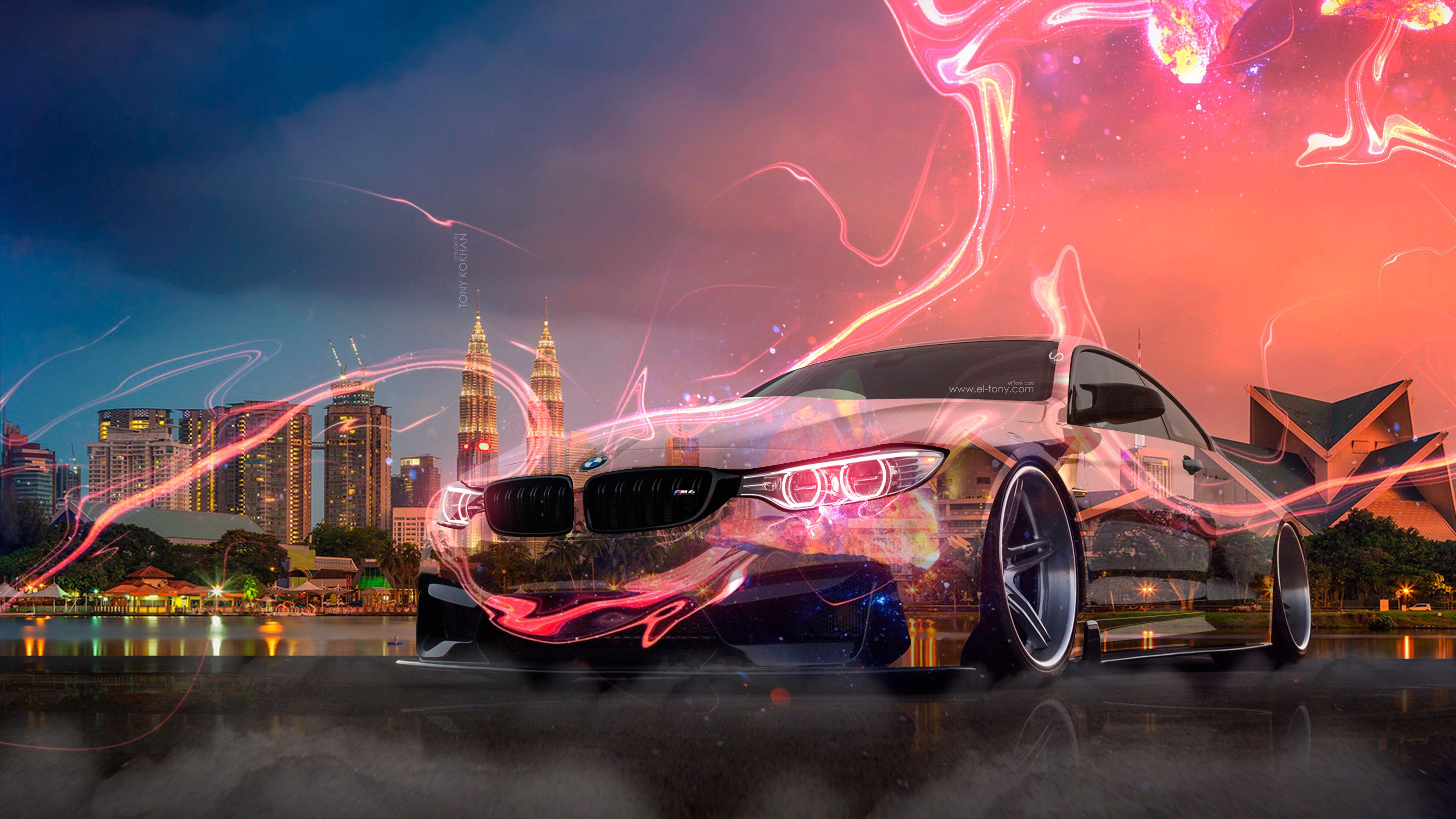 Wallpaper 4K BMW Crystal Cars 2018 design