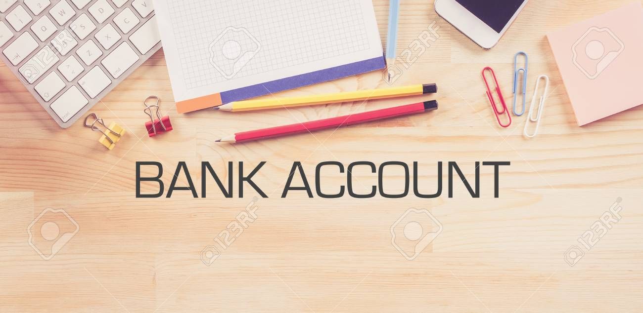 Free download Business Workplace With BANK ACCOUNT Concept On Wooden Background [1300x634] for your Desktop, Mobile & Tablet. Explore Background Bank. Background Bank, Bank Wallpaper, Bank Background