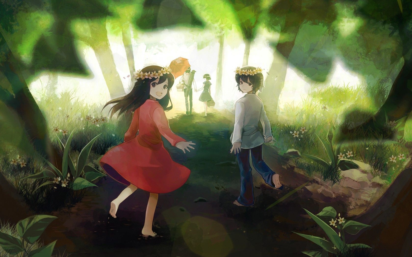 Wolf Children Wallpaper