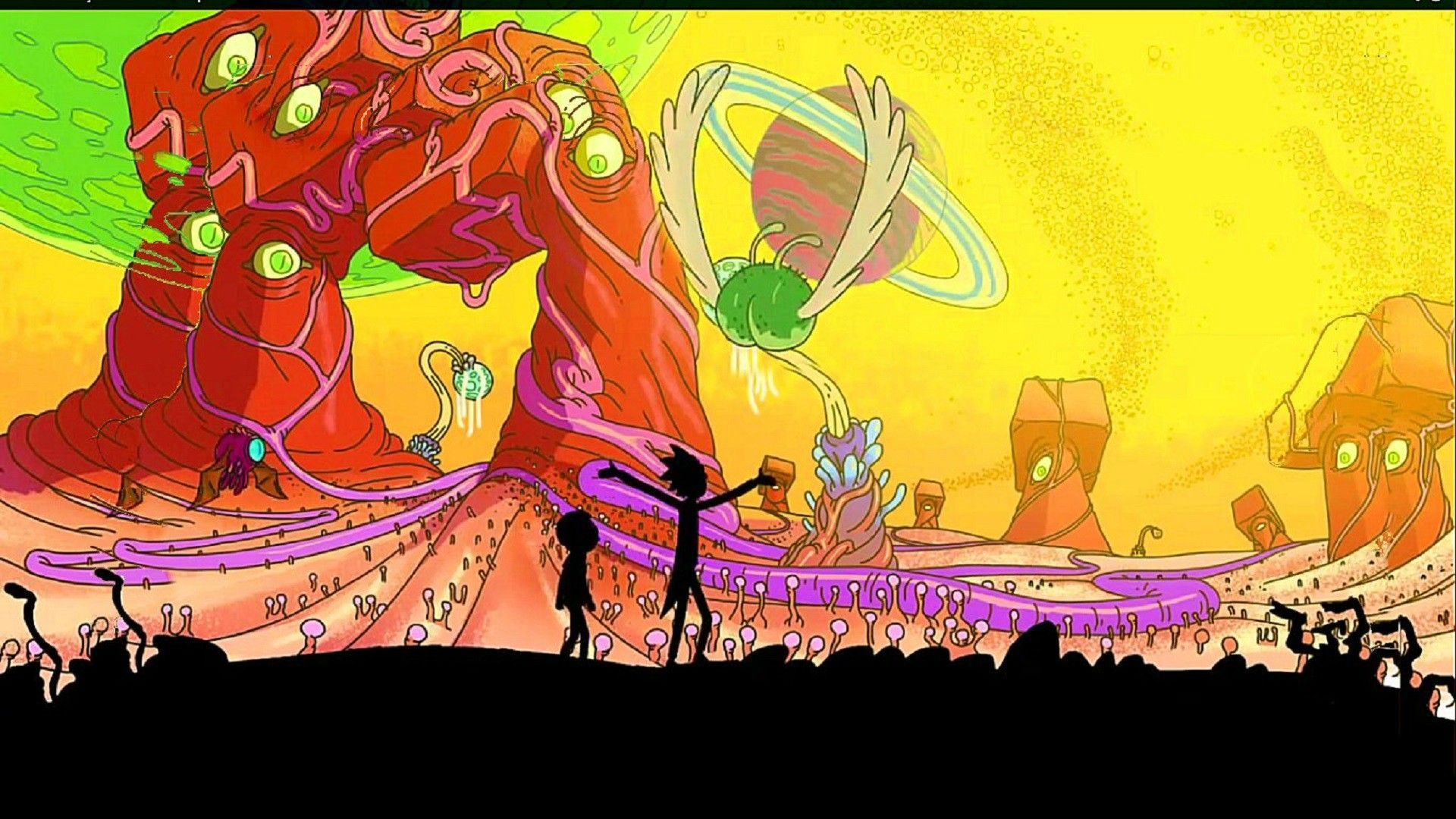 Rick and Morty Trippy Computer Wallpaper Free Rick and Morty Trippy Computer Background