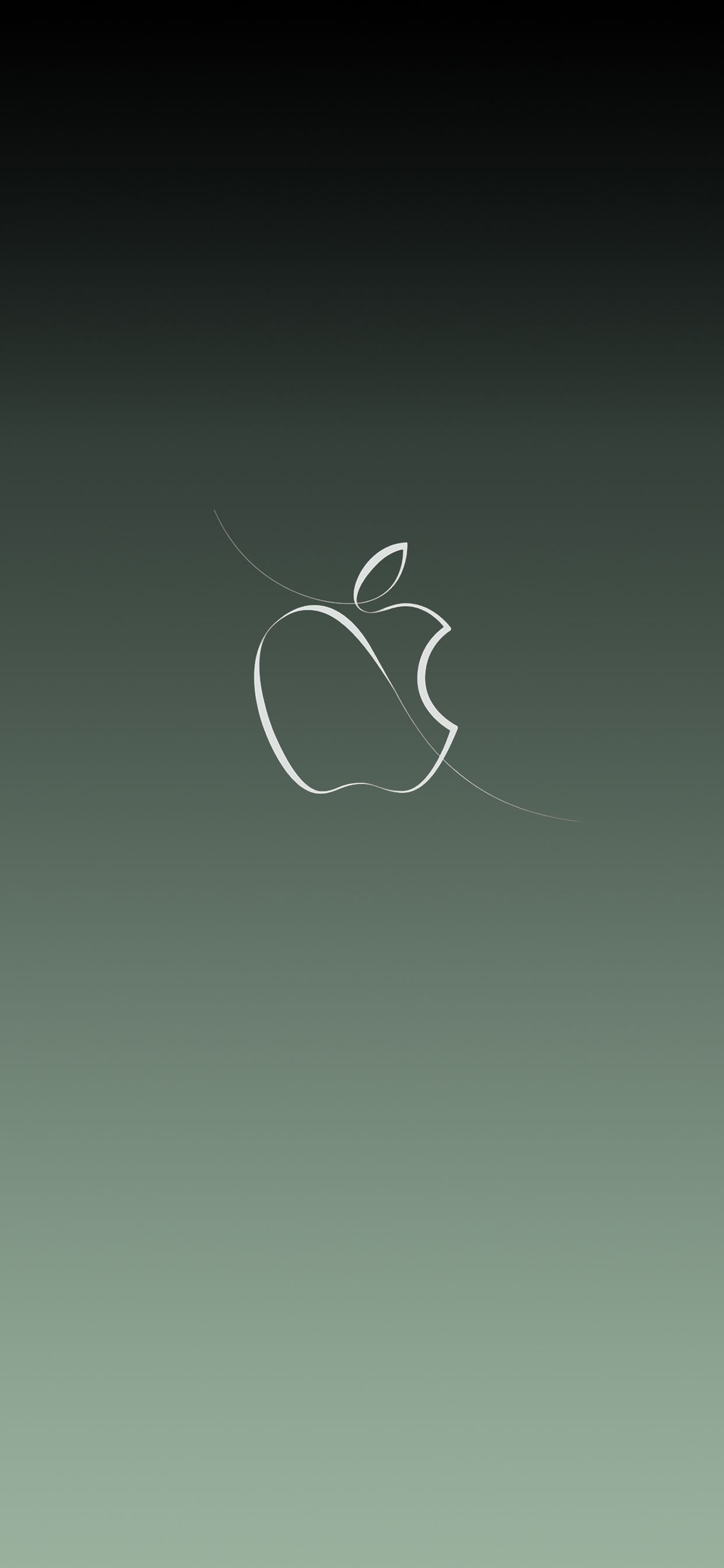 Apple Green Logo Background 4k iPhone XS MAX HD 4k Wallpaper, Image, Background, Photo and Picture