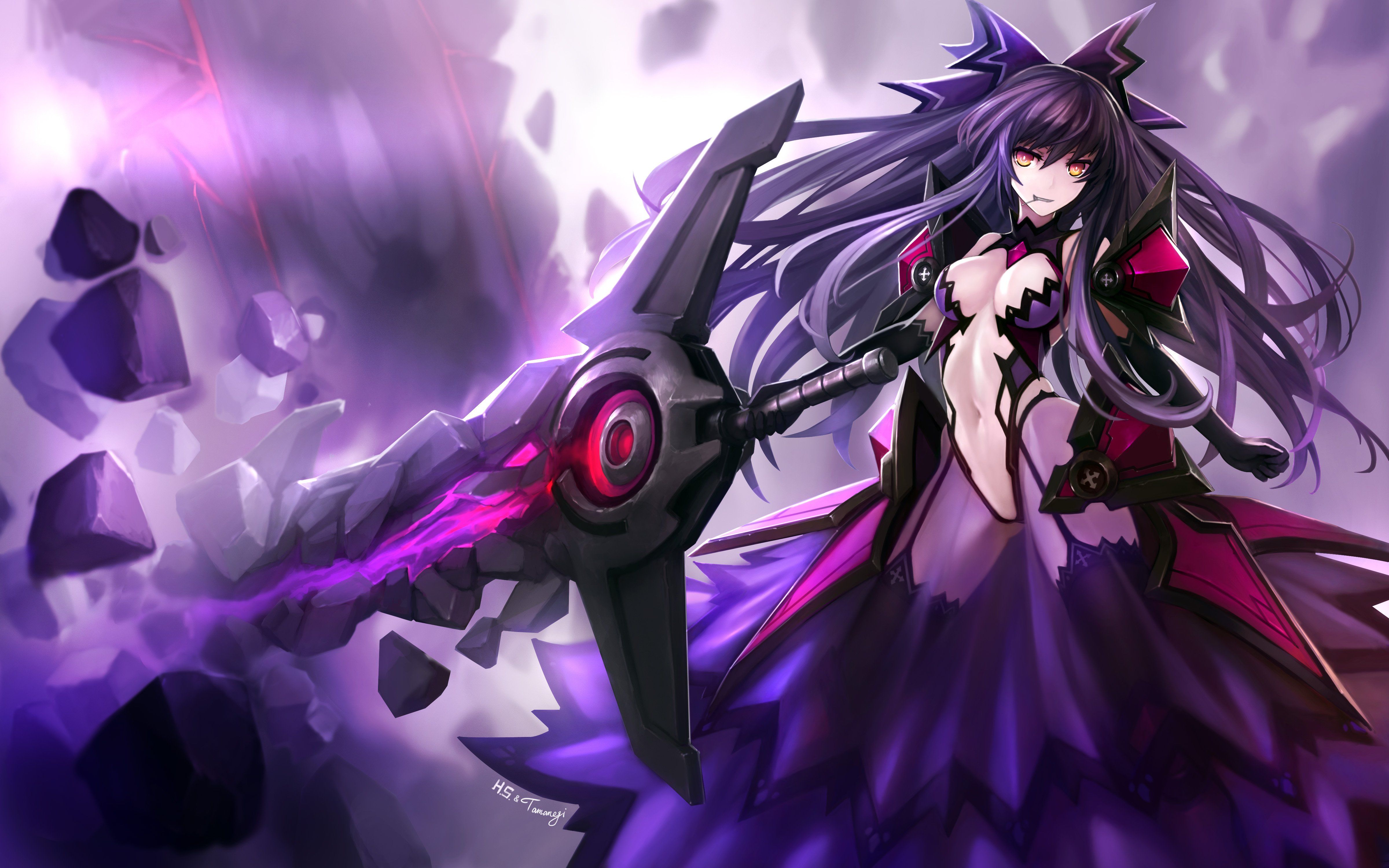 Date A Live Dark Tohka Wallpaper