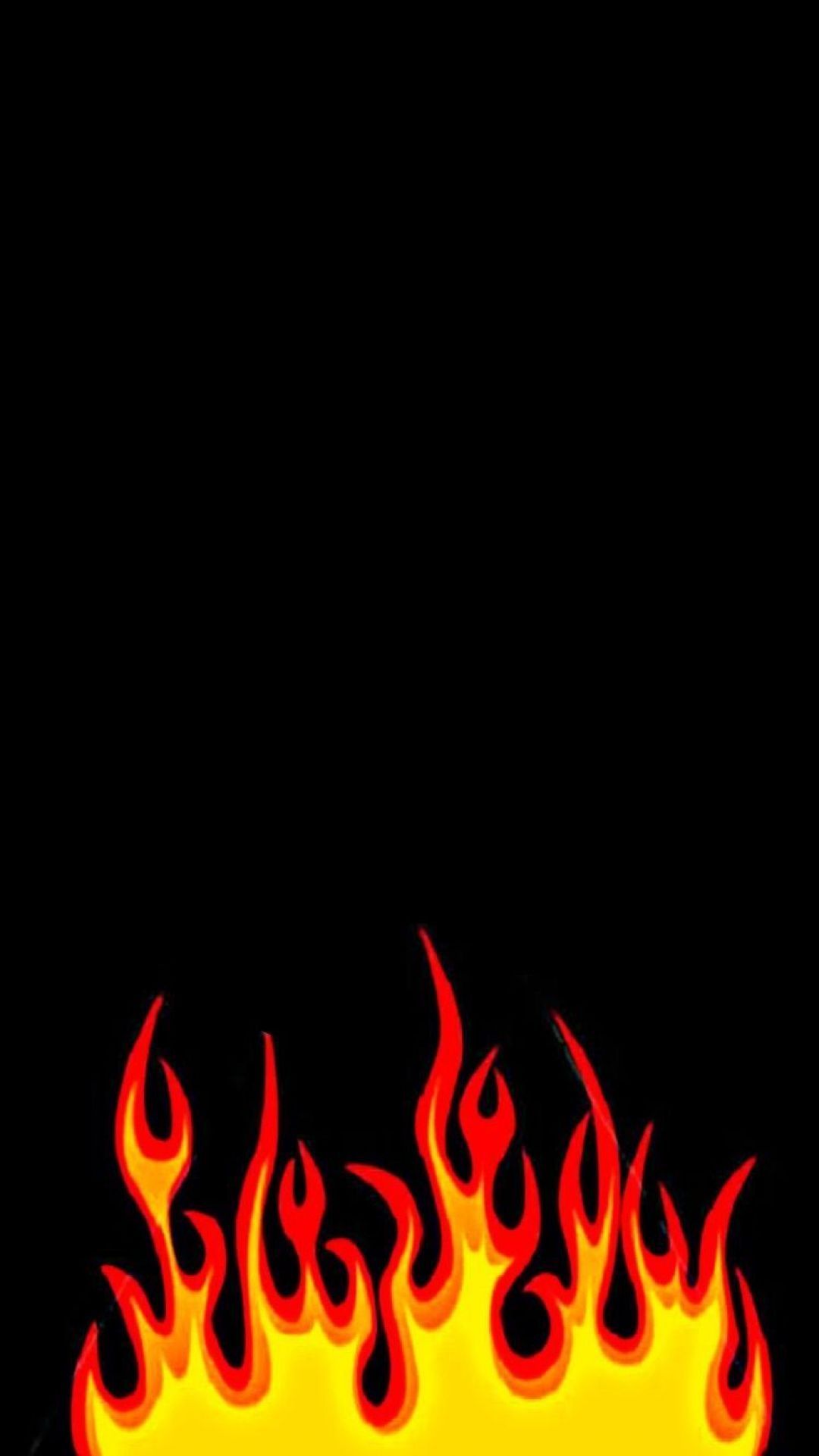 Aesthetic Fire HD Wallpaper (Desktop Background / Android / iPhone) (1080p, 4k) (1080x1921) (2020)