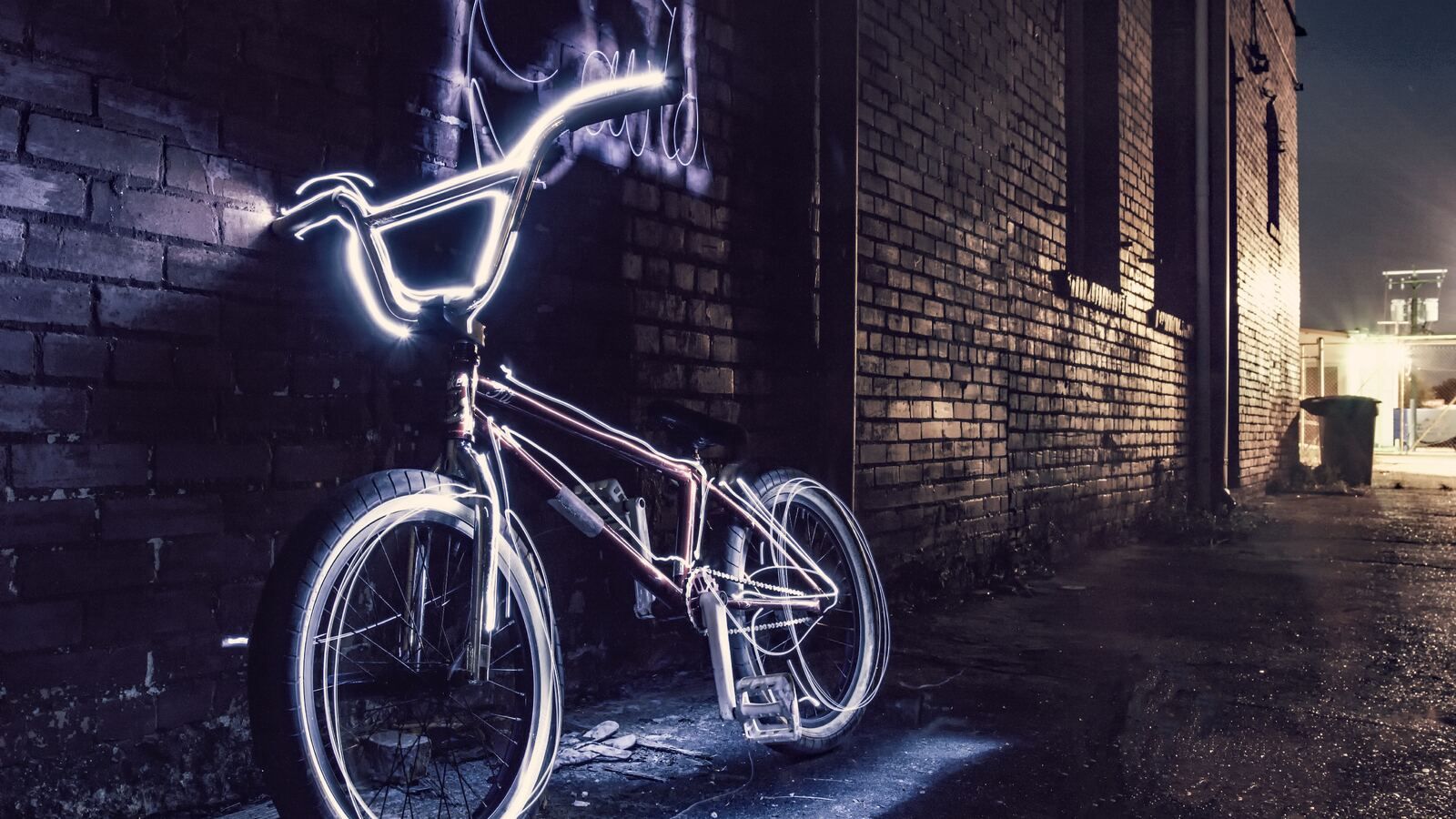 Bicycle Neon 5k 1600x900 Resolution HD 4k Wallpaper, Image, Background, Photo and Picture