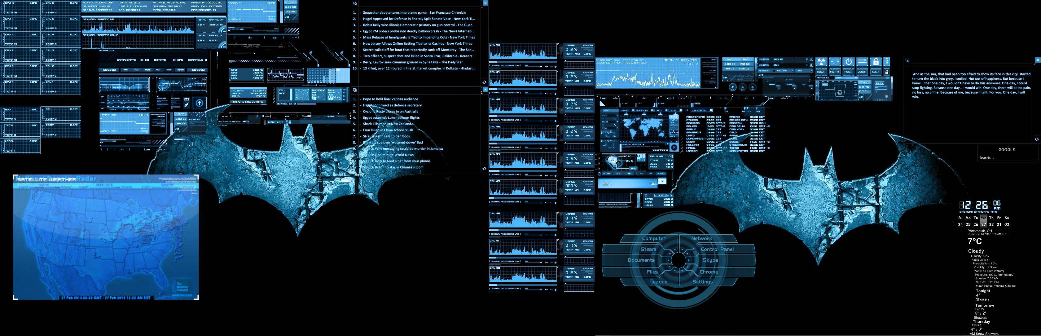 Batcomputer Wallpapers - Wallpaper Cave