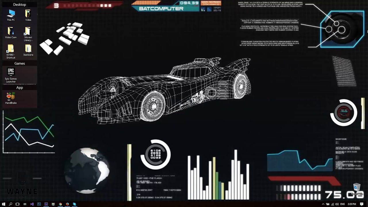 Batcomputer Live Wallpaper