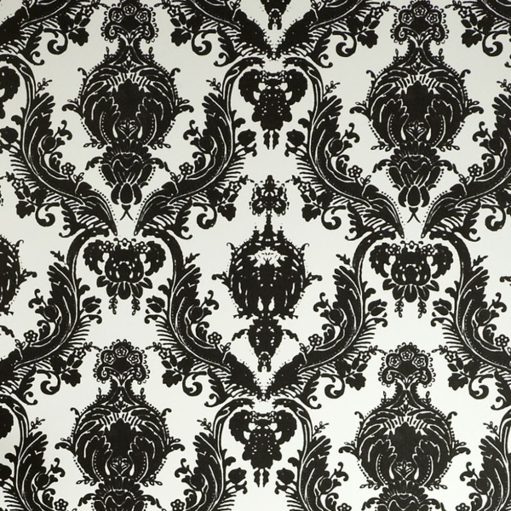 Vintage Black Wallpaper