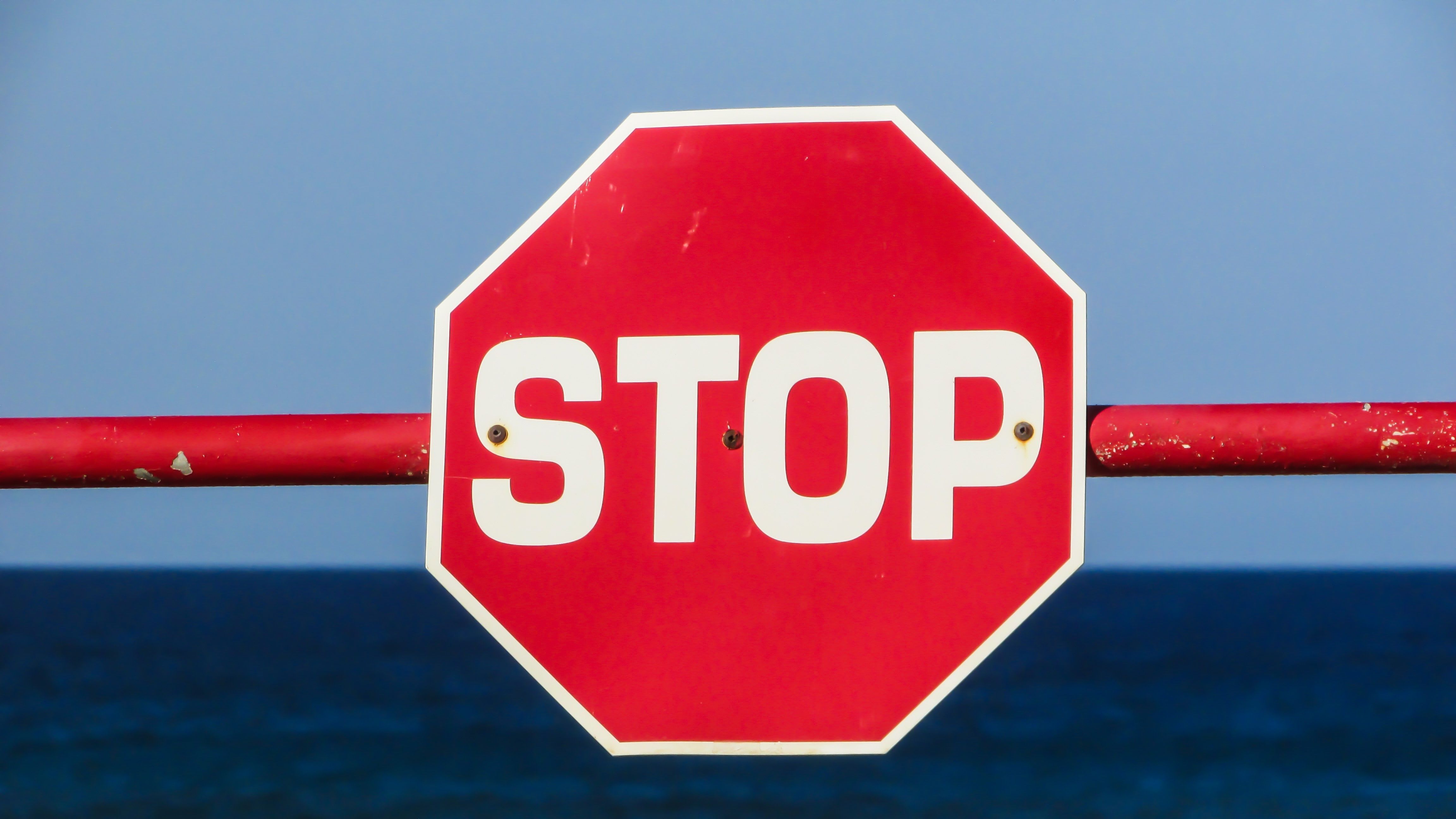 Stop Sign Widescreen Wallpaper Background 62842 4608x2592px