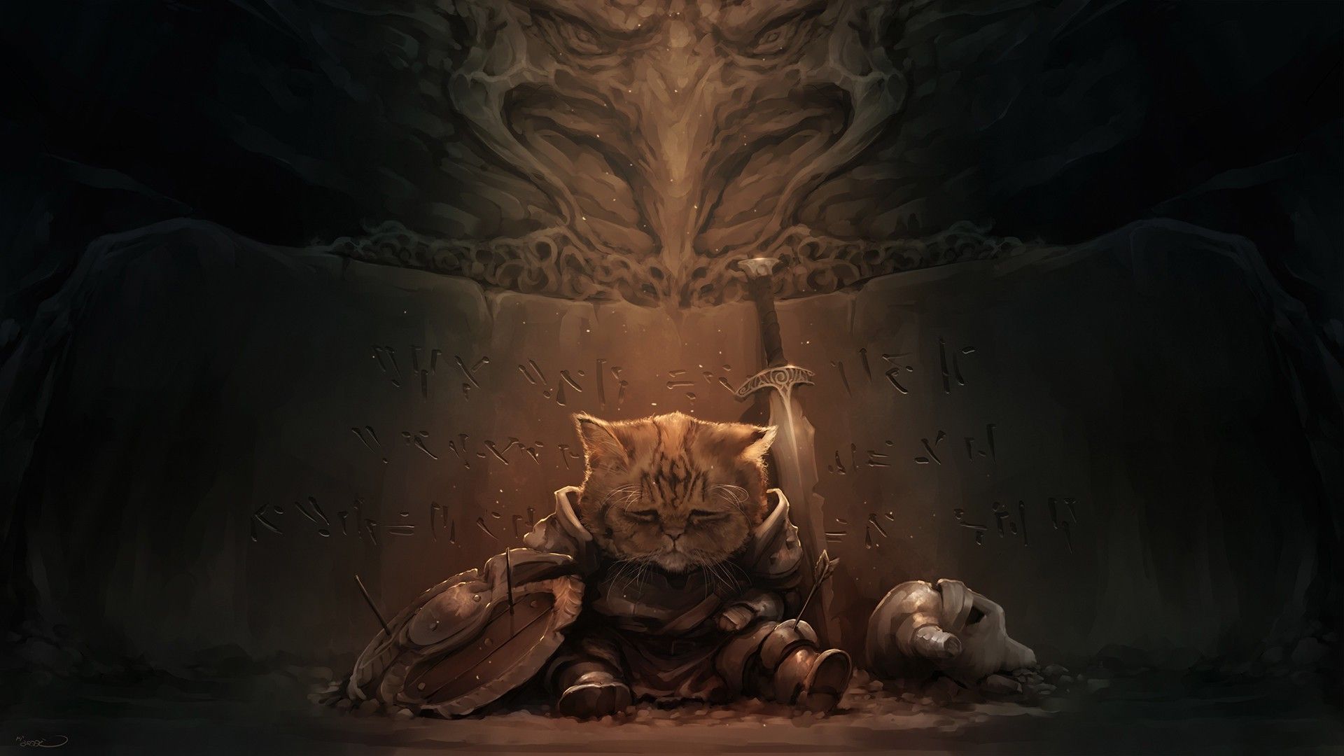 cat, The Elder Scrolls V: Skyrim, Lirik Wallpaper HD / Desktop and Mobile Background