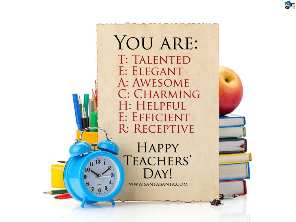 FULL FORM of TEACHER Teachers Day Greetings Image. Teachers day greetings, Birthday wishes for teacher, Wishes for teacher