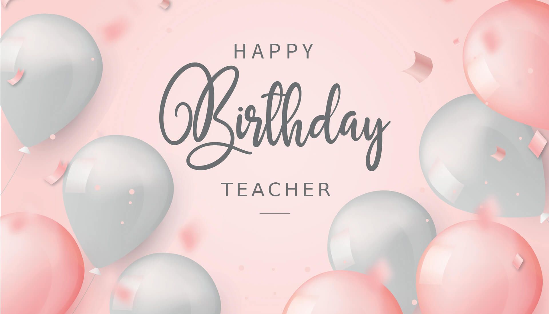 Happy Birthday Teacher Wallpapers Wallpaper Cave