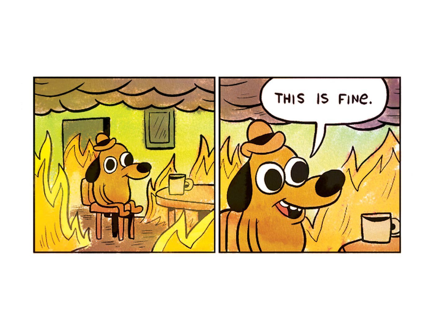 This is fine картинка