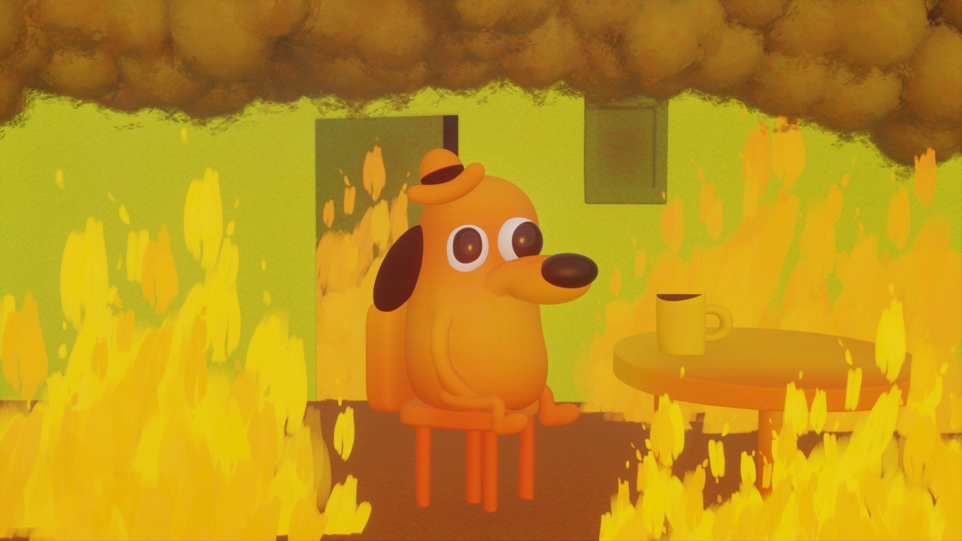 This Is Fine Wallpapers - Wallpaper Cave
