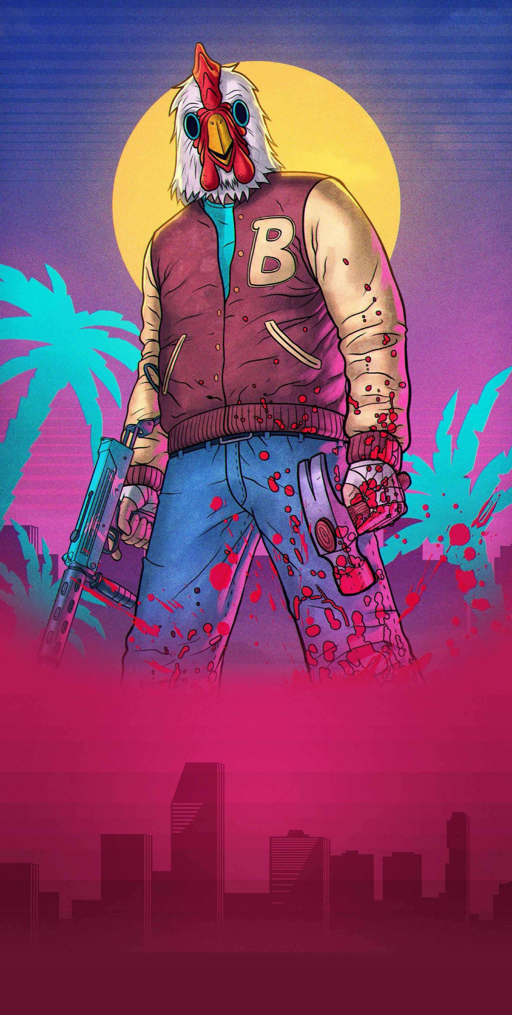 Jacket Mobile Wallpaper Miami Payday 2