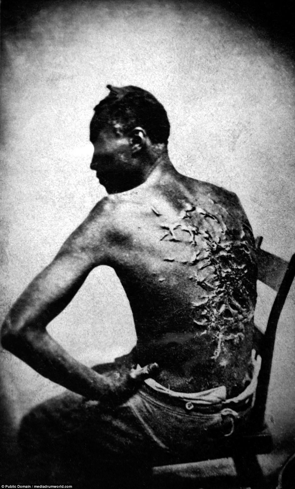 image show brutal reality endured by slaves in America. Daily Mail Online