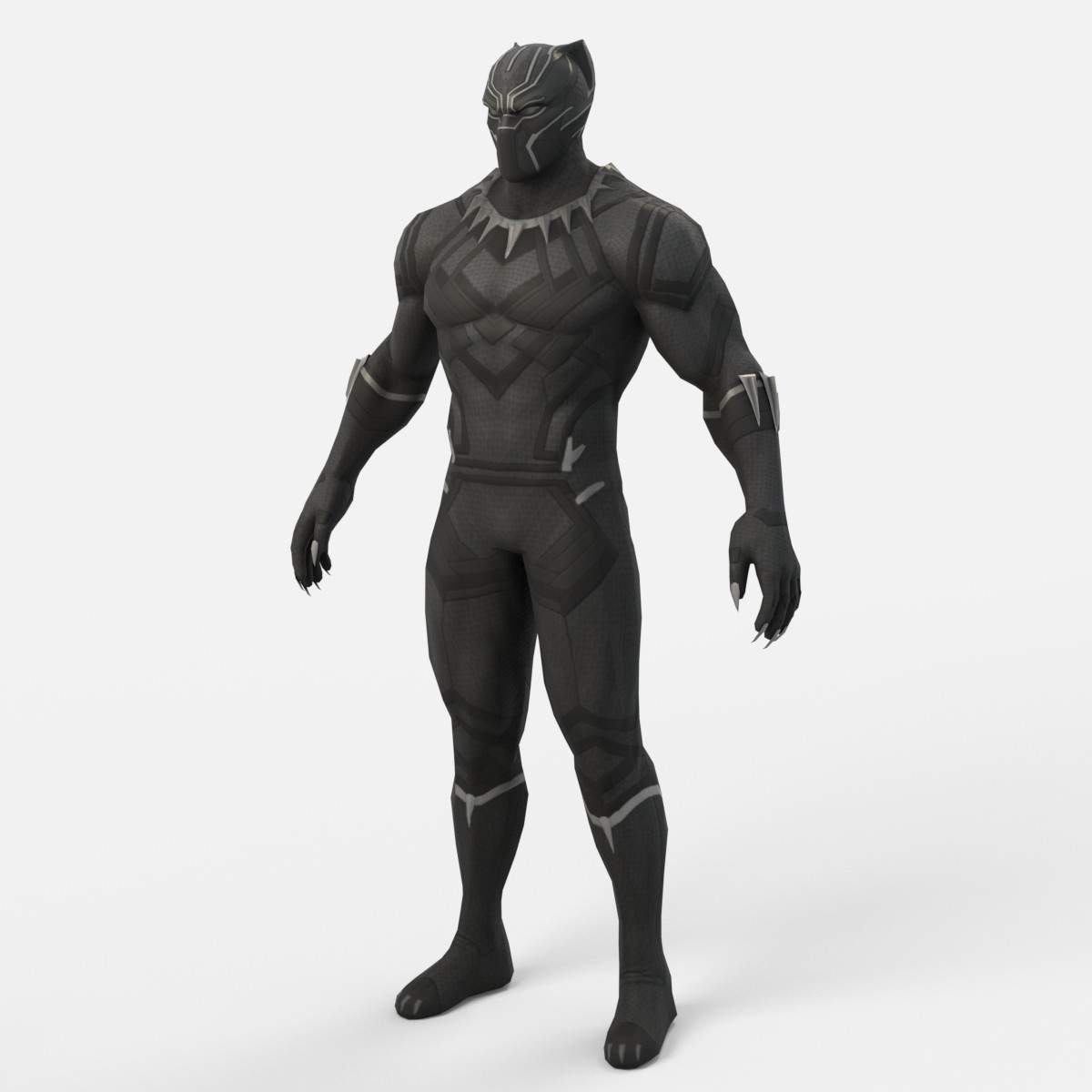 Black Panther from Marvel End Time Arena Free 3D Model