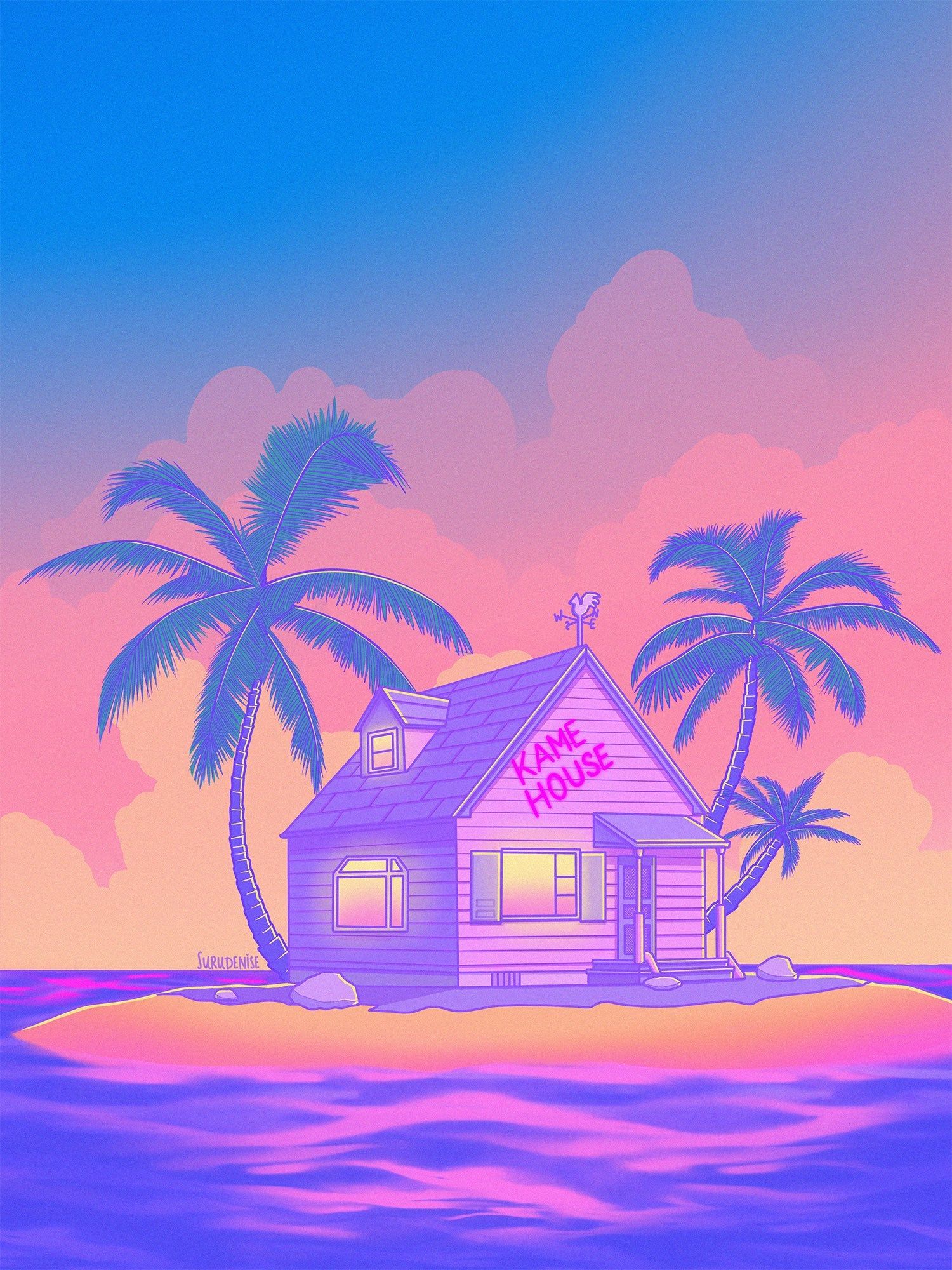 Kame House. iPhone X Wallpaper X Wallpaper HD