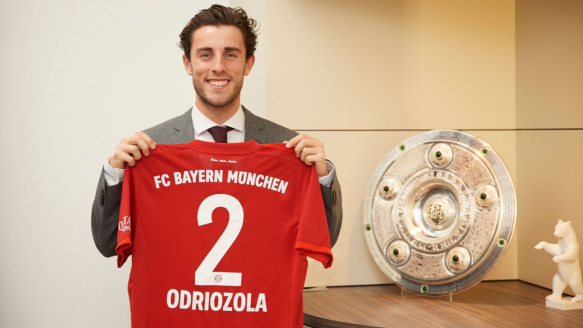 Odriozola raring to go at FC Bayern Bayern Munich