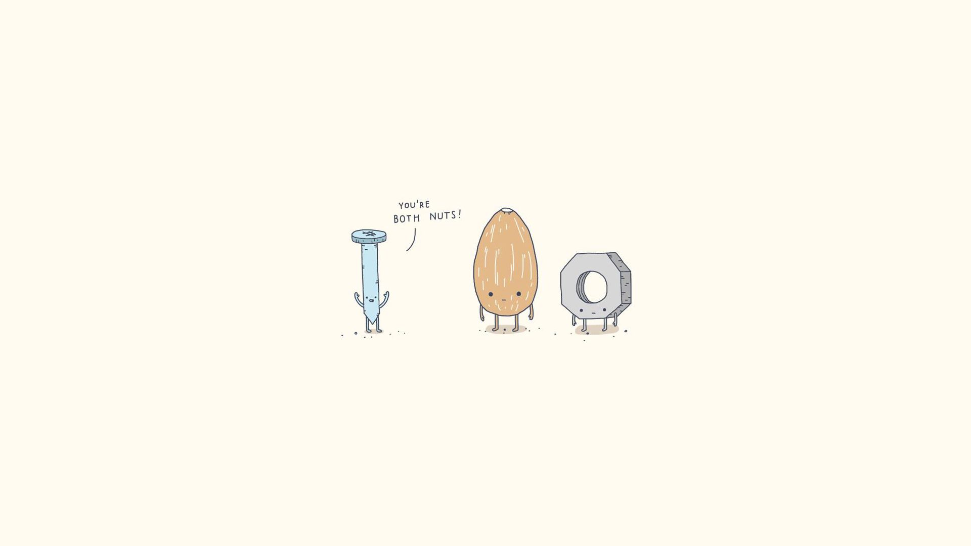 screw, White, Nuts, Humor, Funny, Text, Cartoon, Comics Wallpaper HD / Desktop and Mobile Background