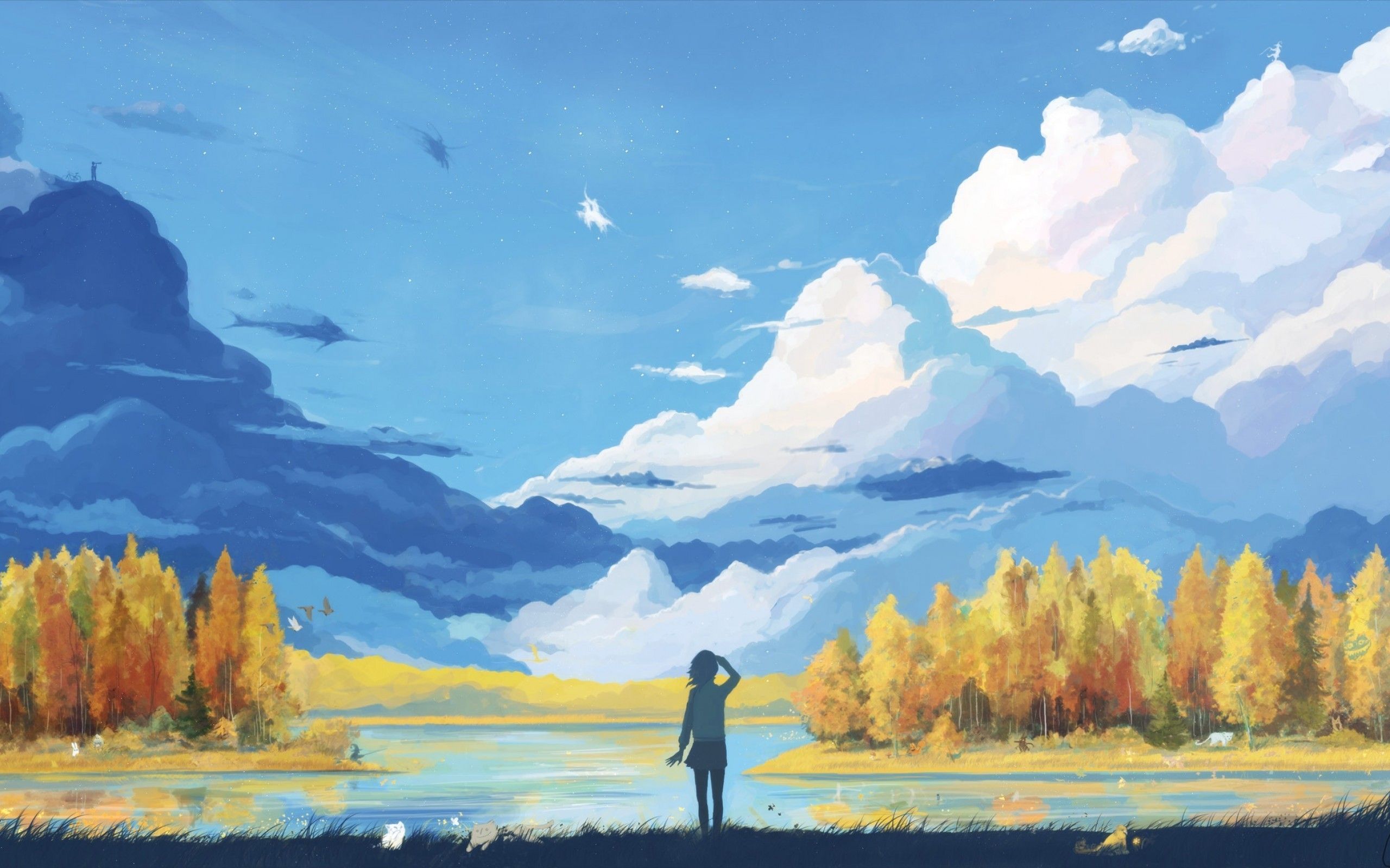 Tons of awesome peaceful anime wallpapers to download for free. 