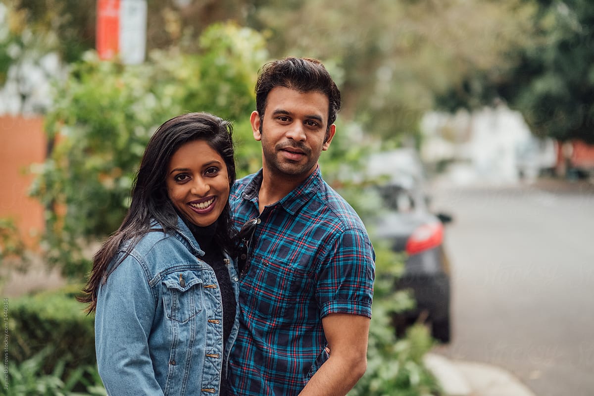 Indian Couple Stand Together by Jayme Burrows, Together