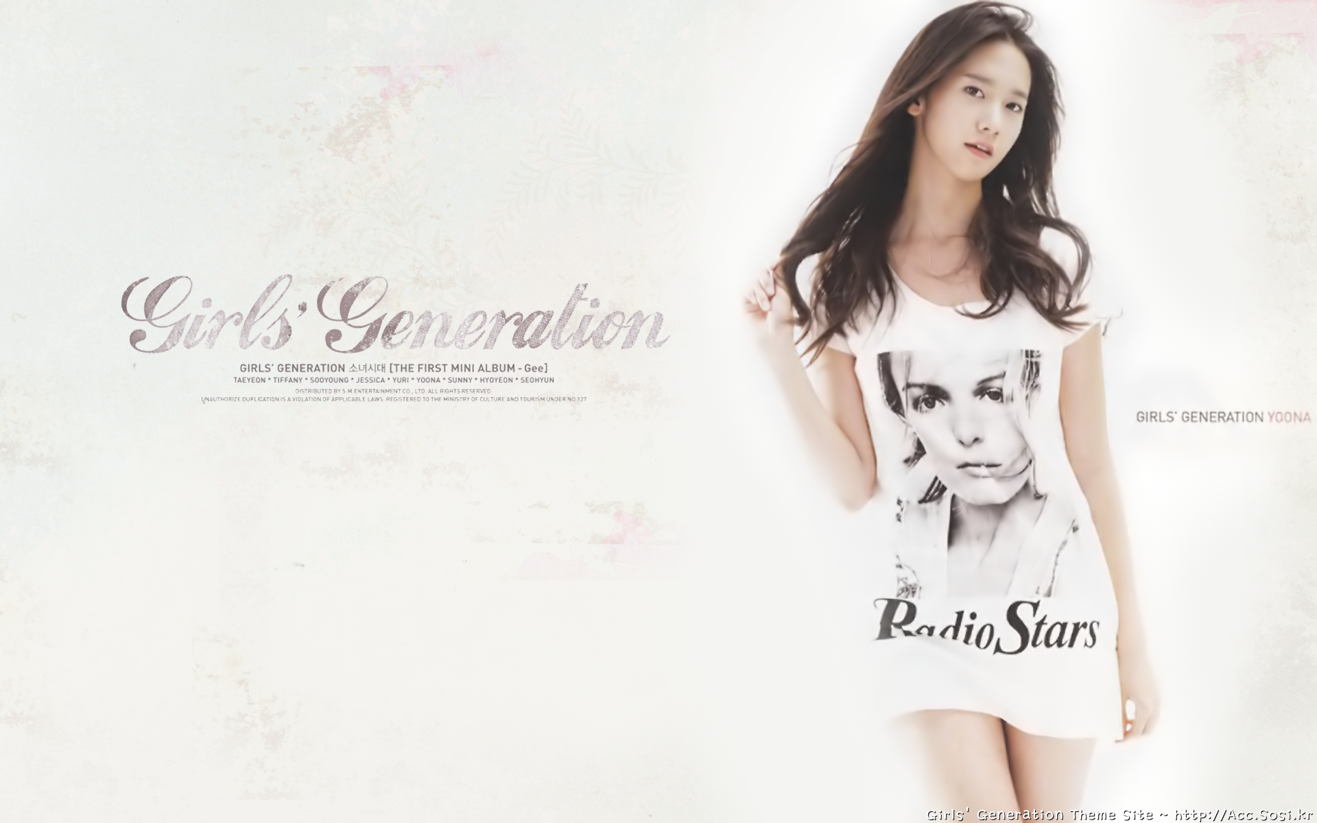 Korean girl model Desktop wallpaper 1920x1200