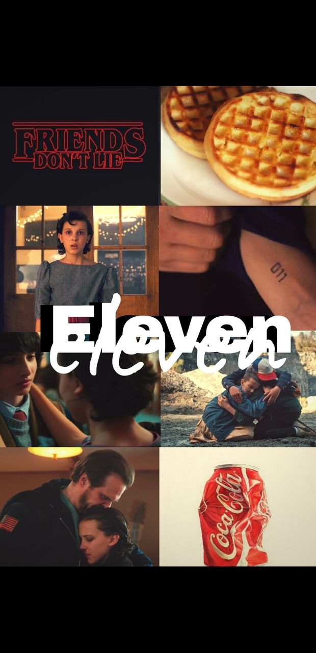 wallpaper, stranger things, mike and eleven