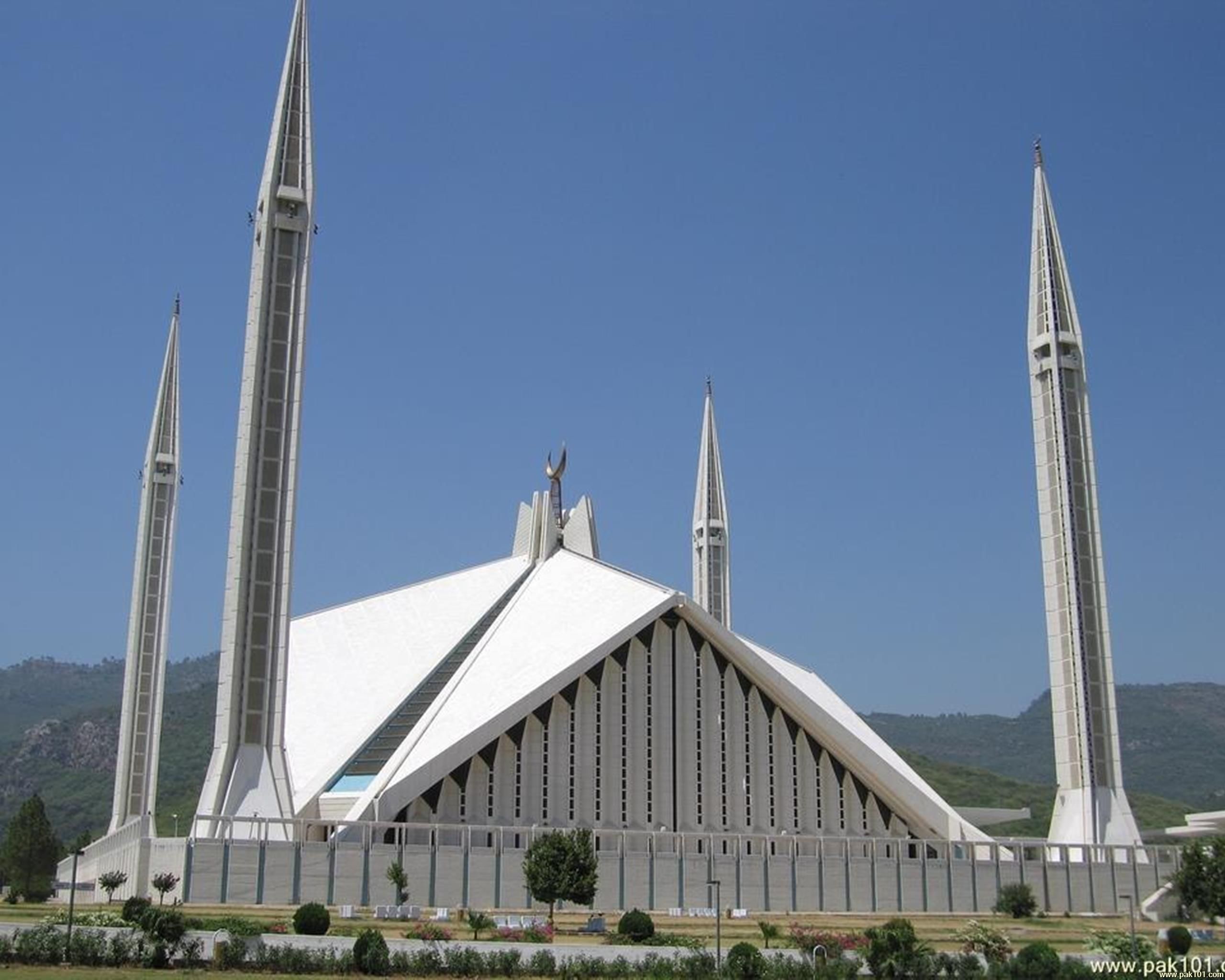 Wallpaper > Islamic > Faisal Mosque in- Pakistan high quality! Free download 1024x768