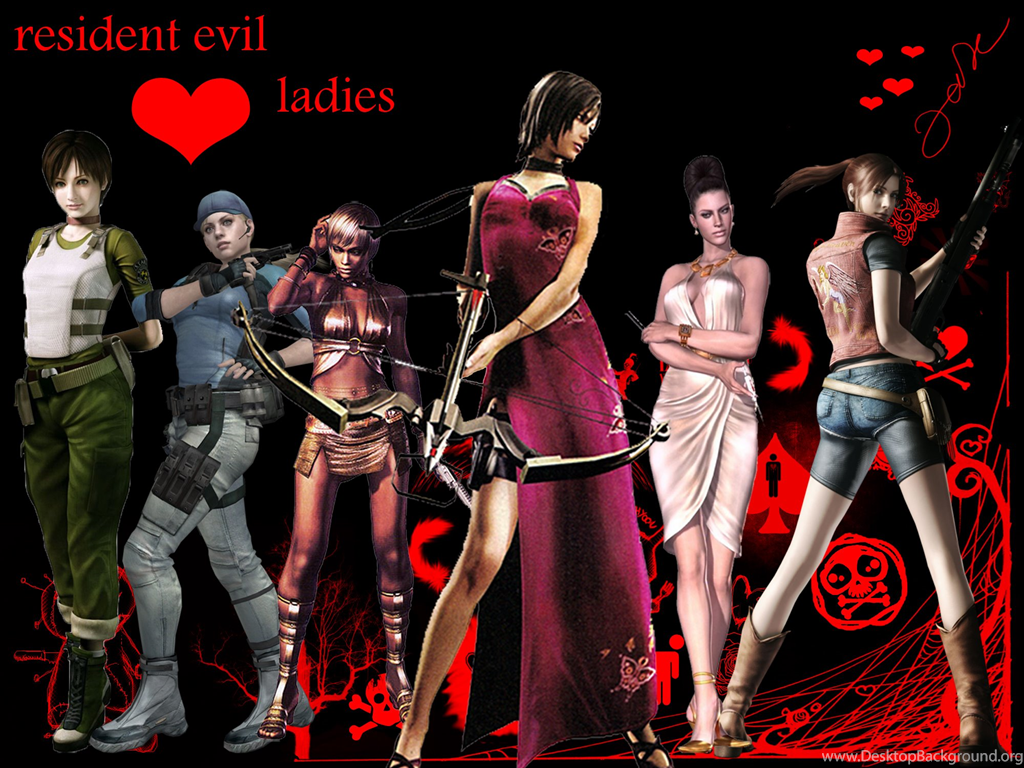 Resident Evil Ladies Wallpaper By Arinakennedy Desktop Background