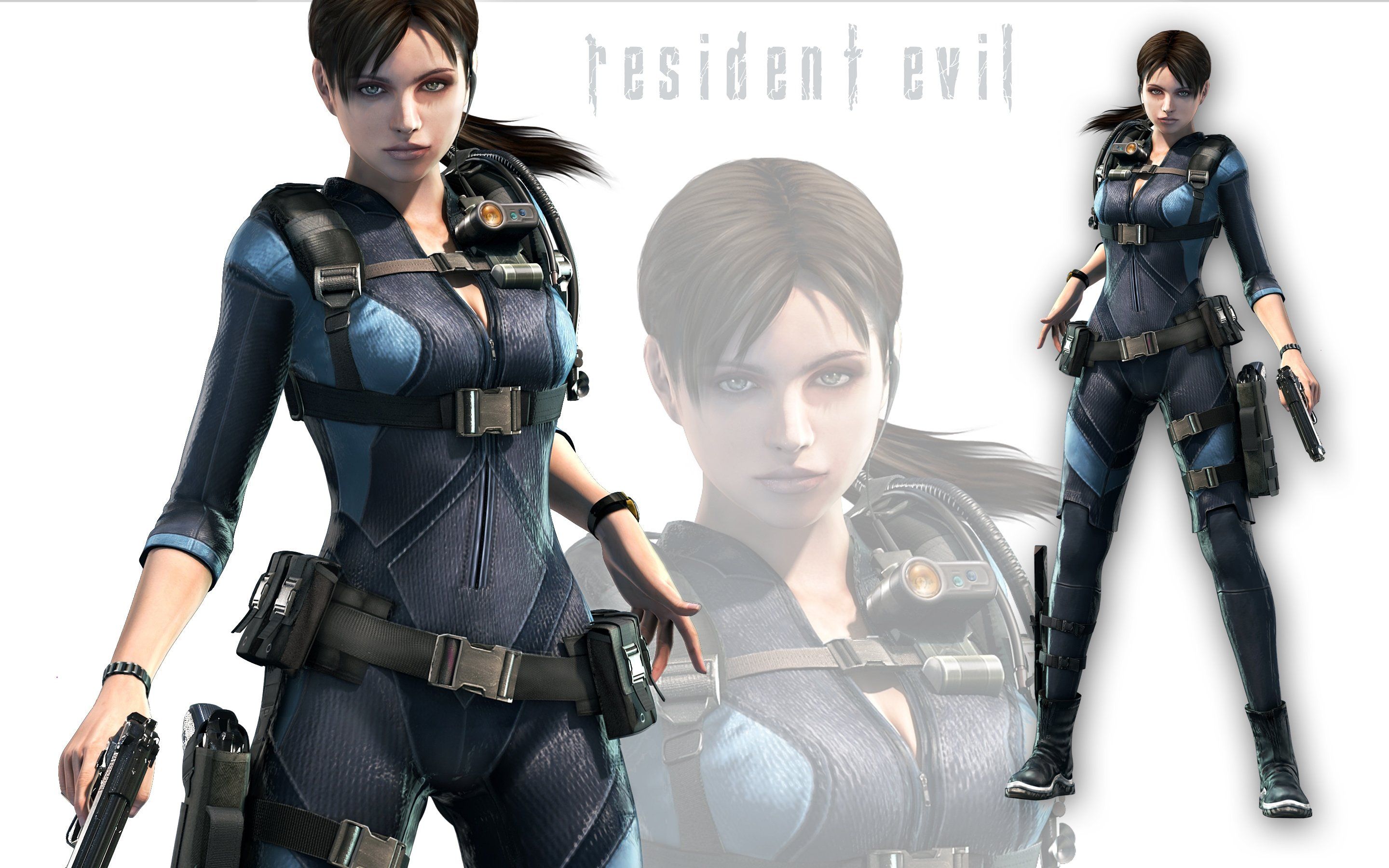 GAMES Evil 3D Jill Valentine women girl warrior capcom fighter wallpaperx1800