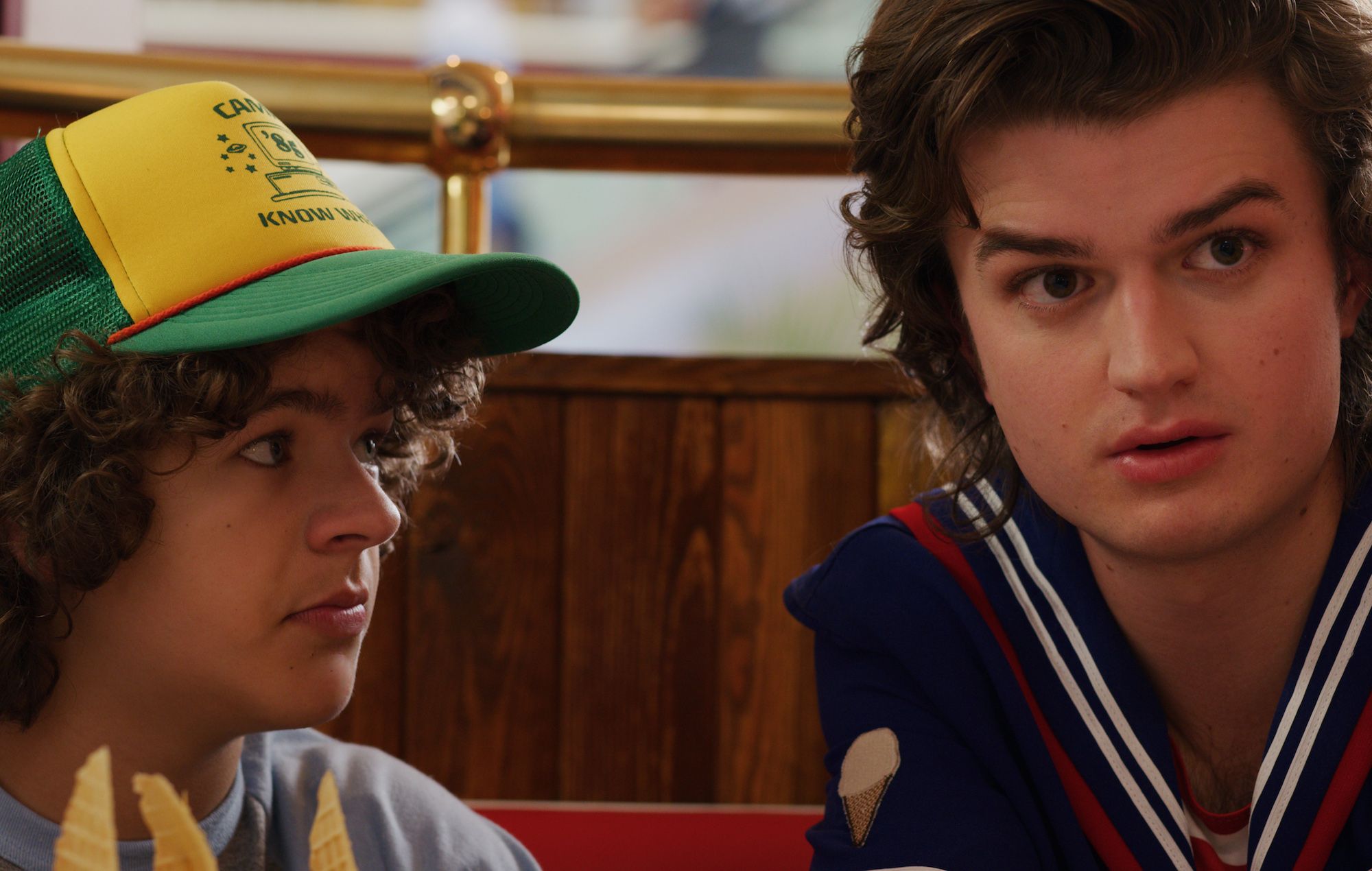Exclusive Stranger Things 3 picture of Steve and Dustin