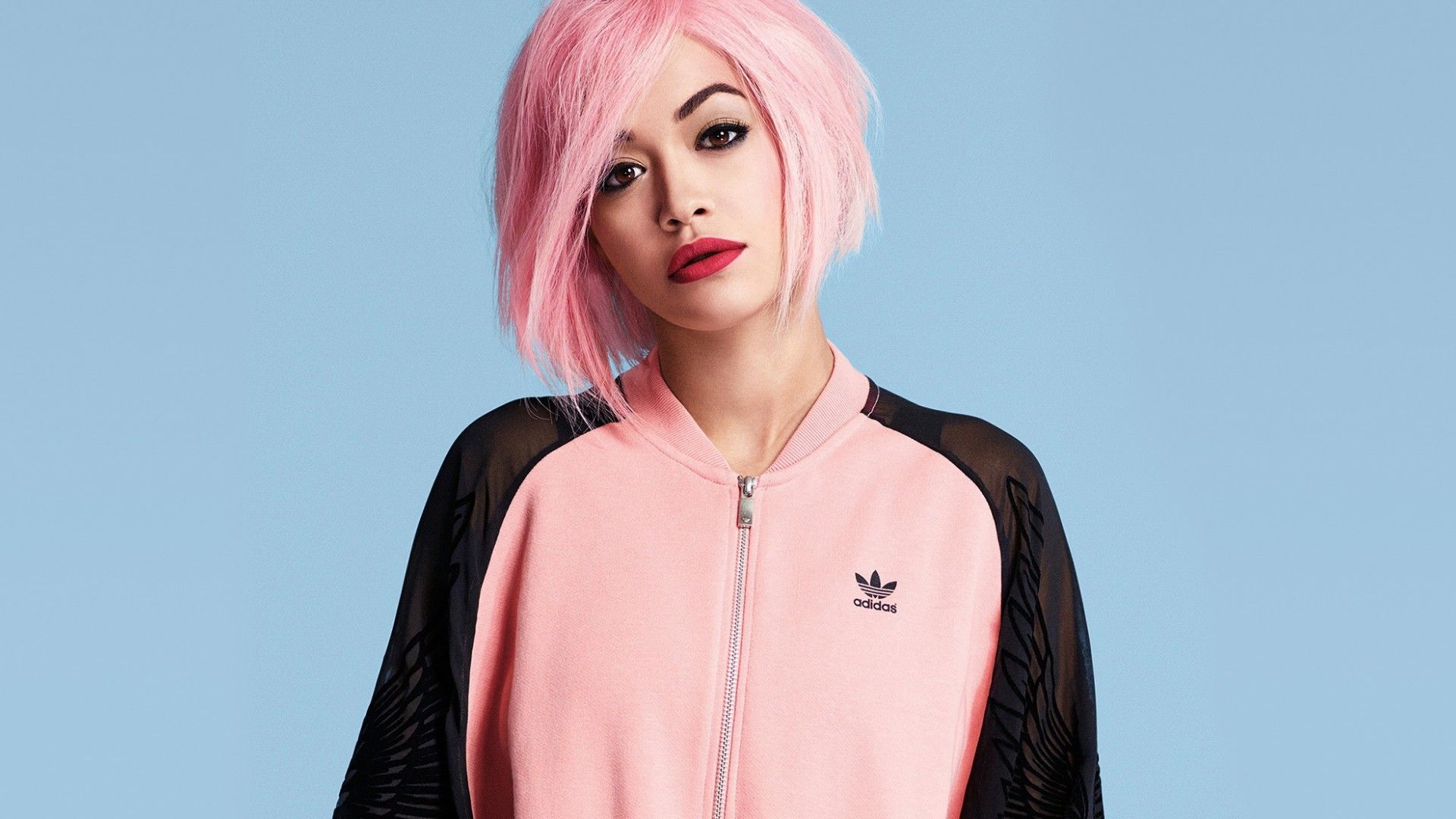 Rita Ora Pink Hair Image Wallpaper 64605 1920x1080px
