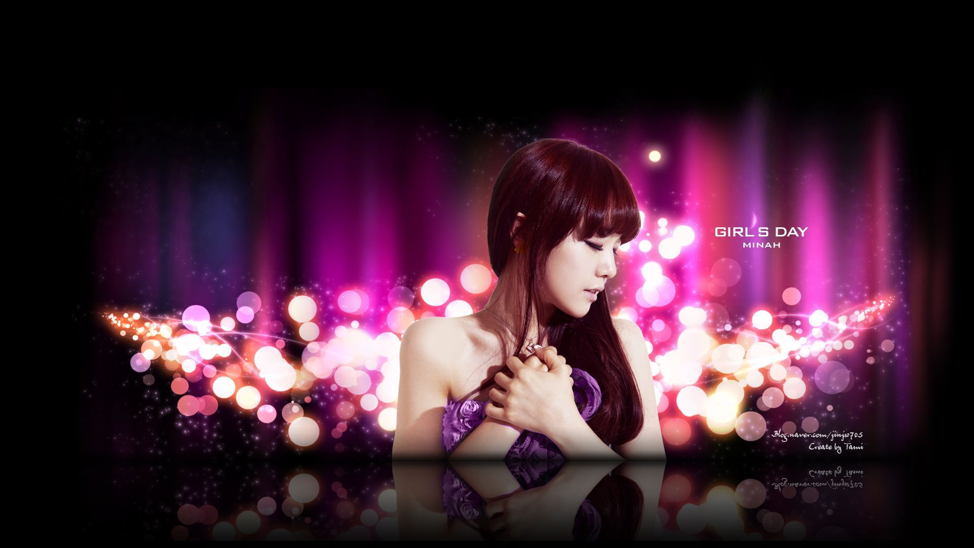 Girl's Day MinAh 1920 x 1080 by jinjw705 /jinjw705. Girl day, Kpop girls, Kpop idol