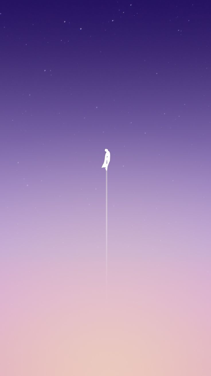 Superman Leaving The Earth IPhone Wallpaper