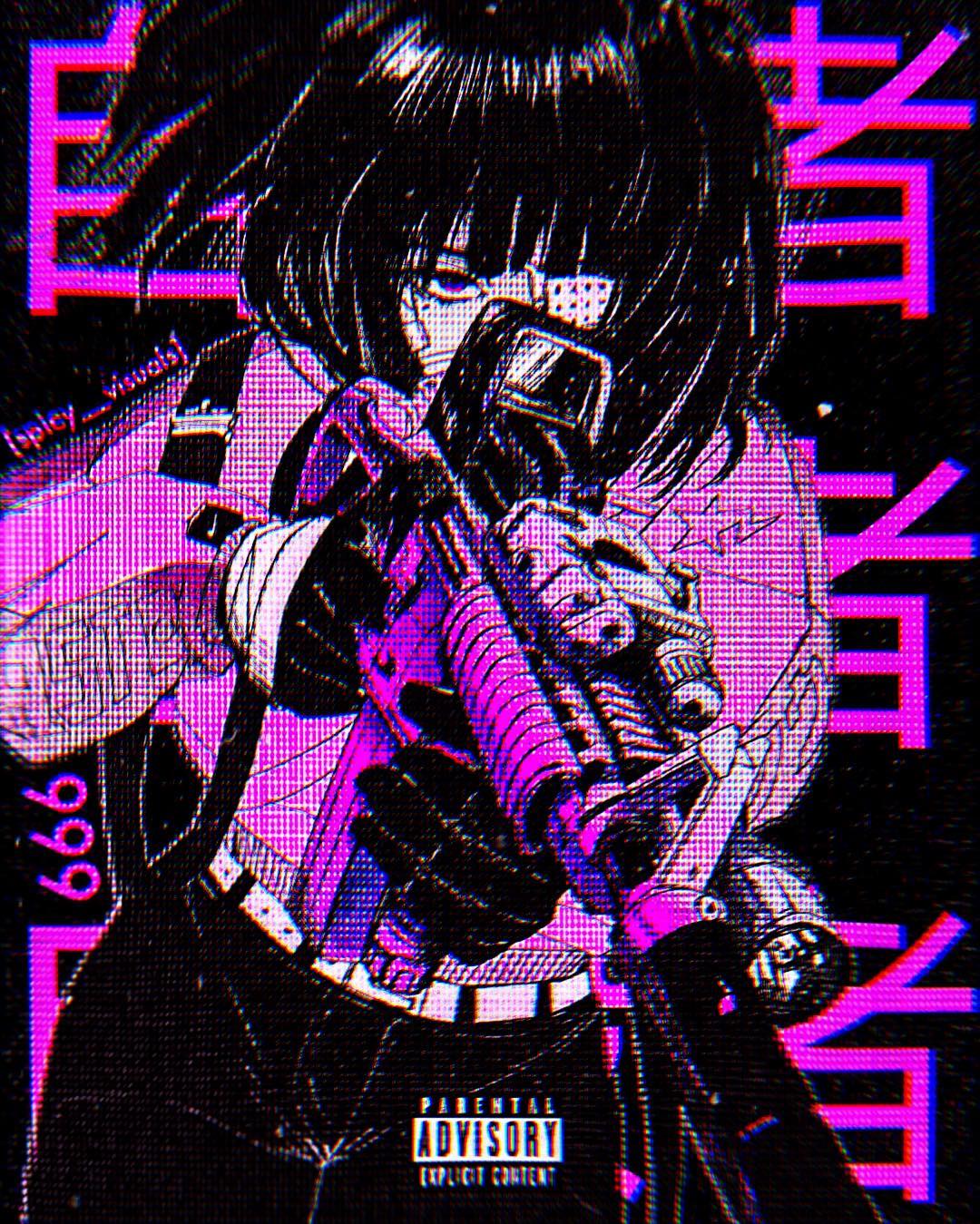 Aesthetic Anime Wallpapers Glitch. 