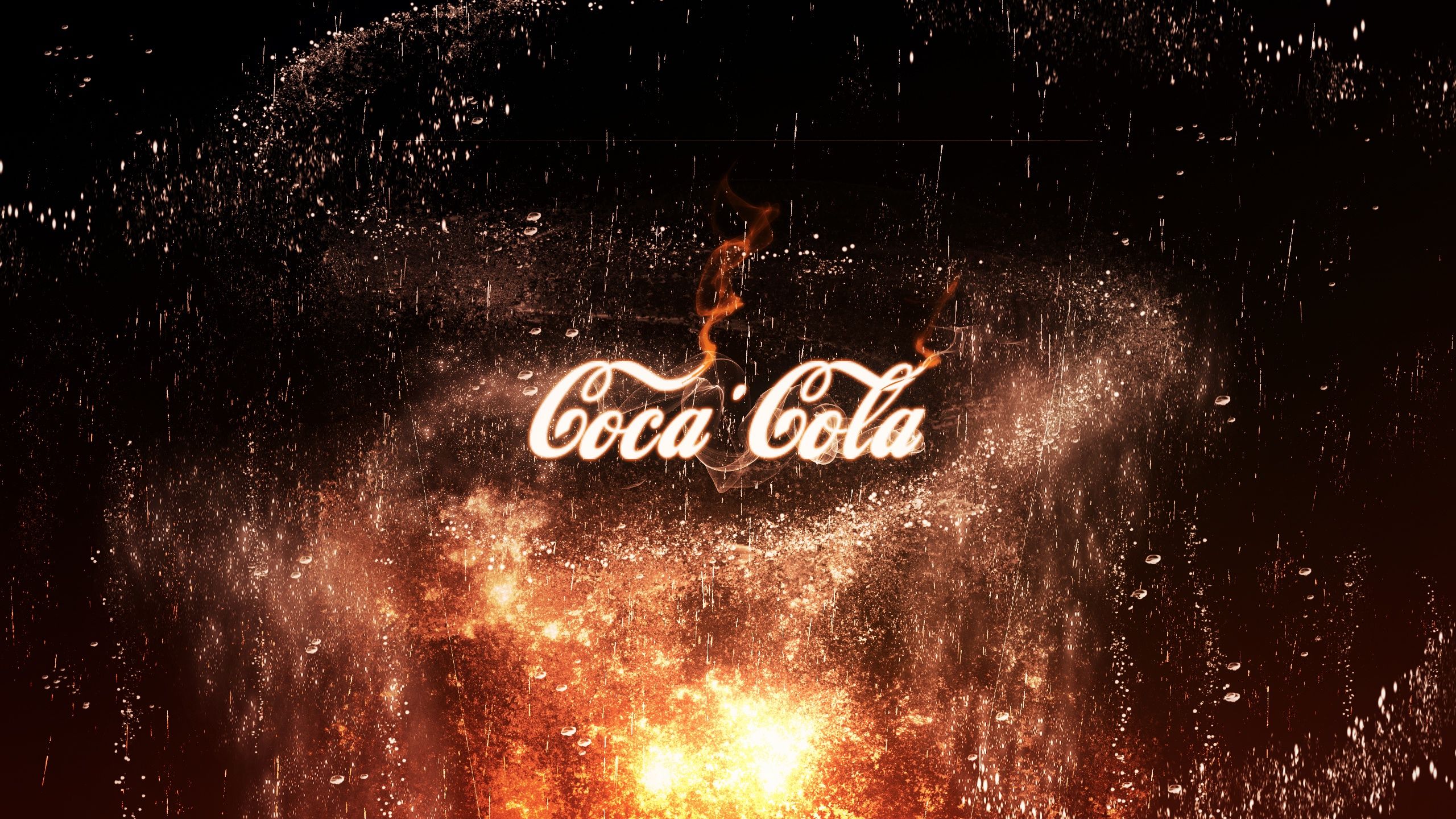 logo, Company, Coca Cola, Digital art Wallpaper HD / Desktop and Mobile Background