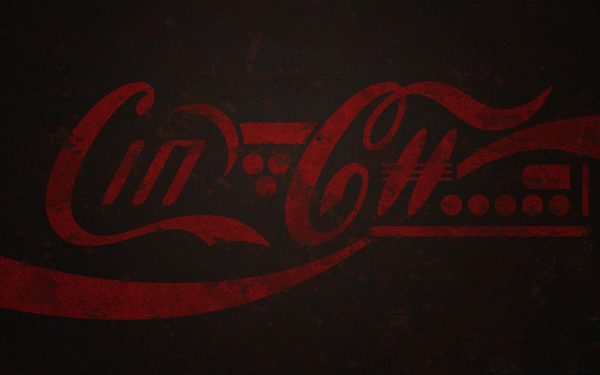 Rusty Coca Cola Logo