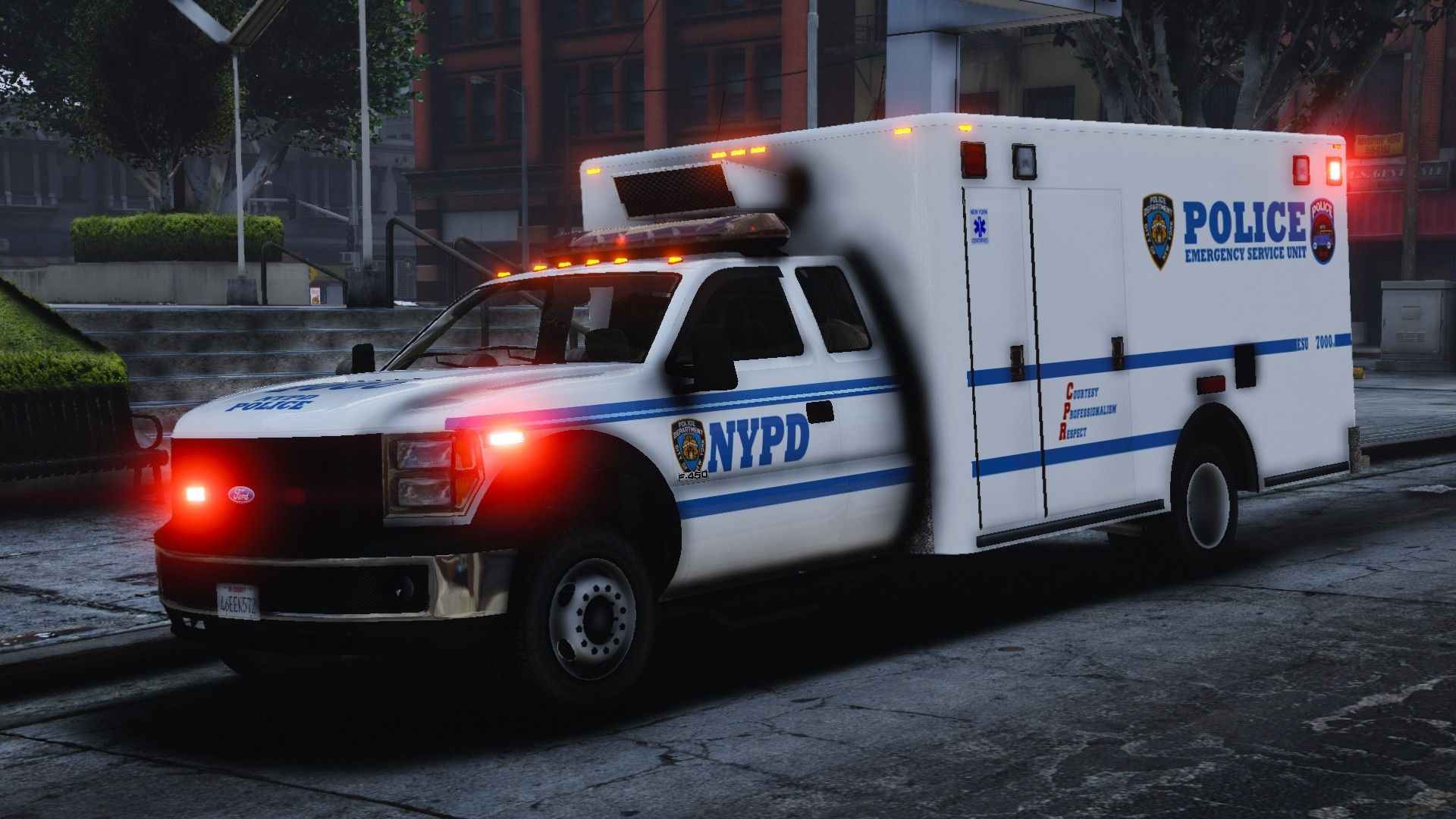 NYPD ESU EMS F 450 Ambulance Old Paint Scheme