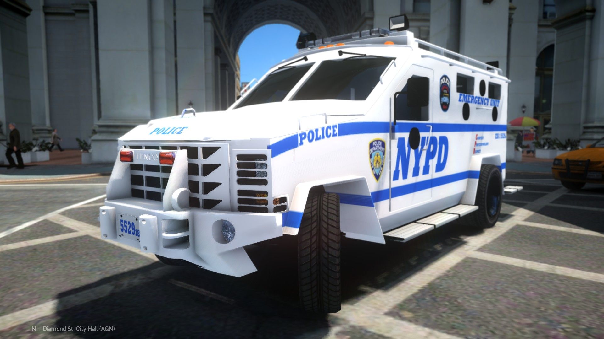 NYPD ESU Lenco Bearcat livery minipack