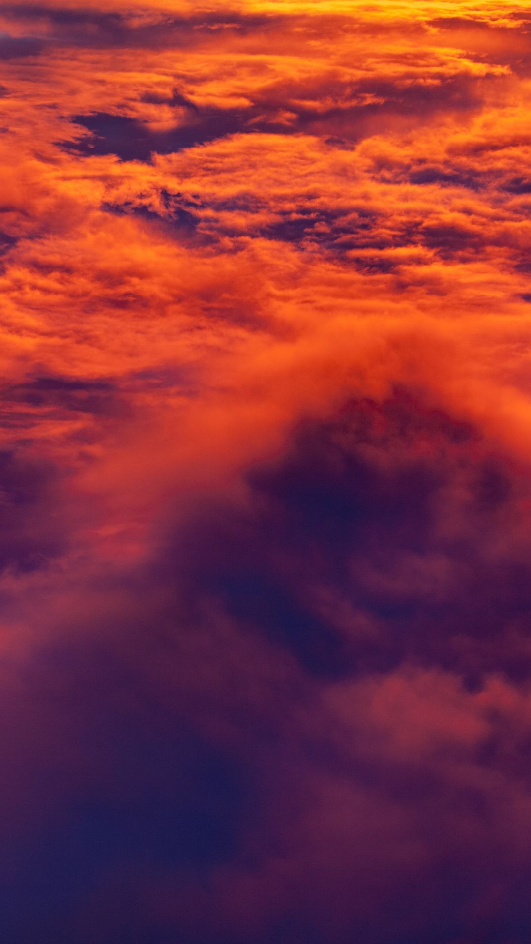 Aerial Cloud Sunset iPhone Wallpaper