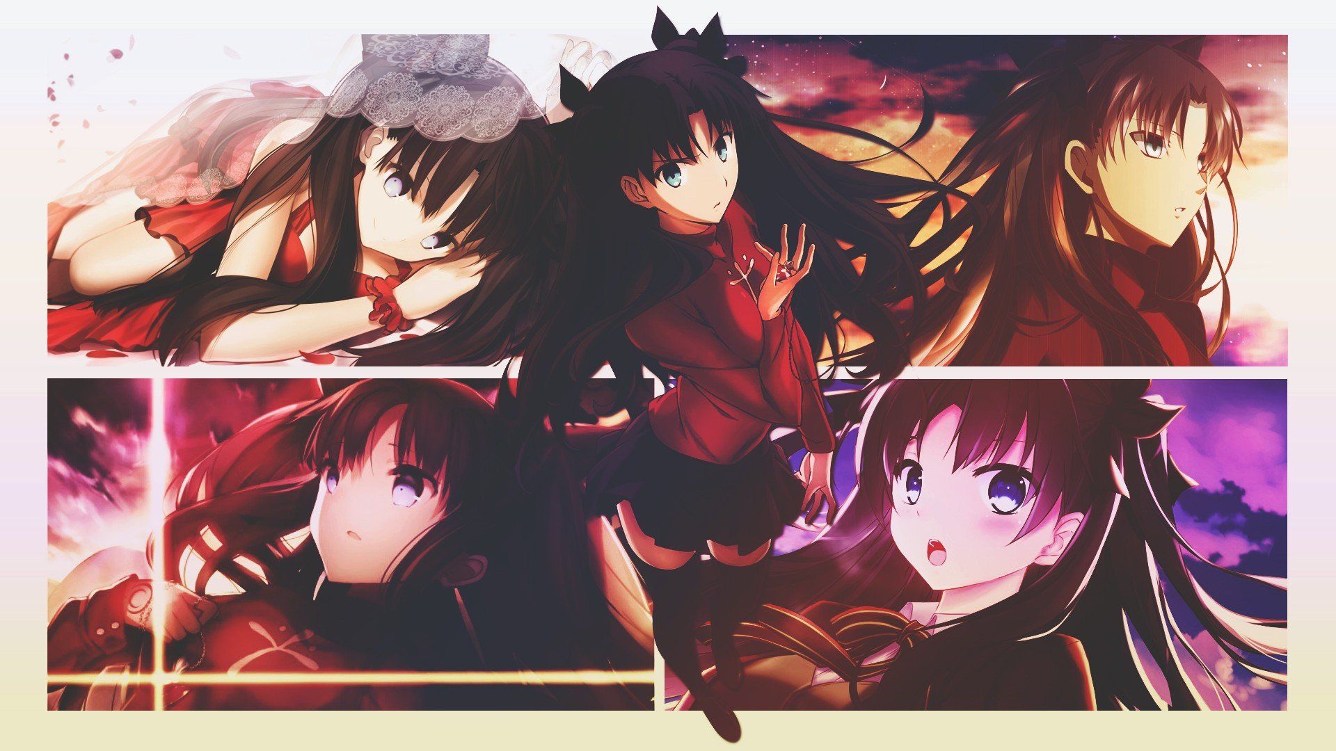Fate Stay Night, Anime girls, Tohsaka Rin Wallpaper HD / Desktop and Mobile Background
