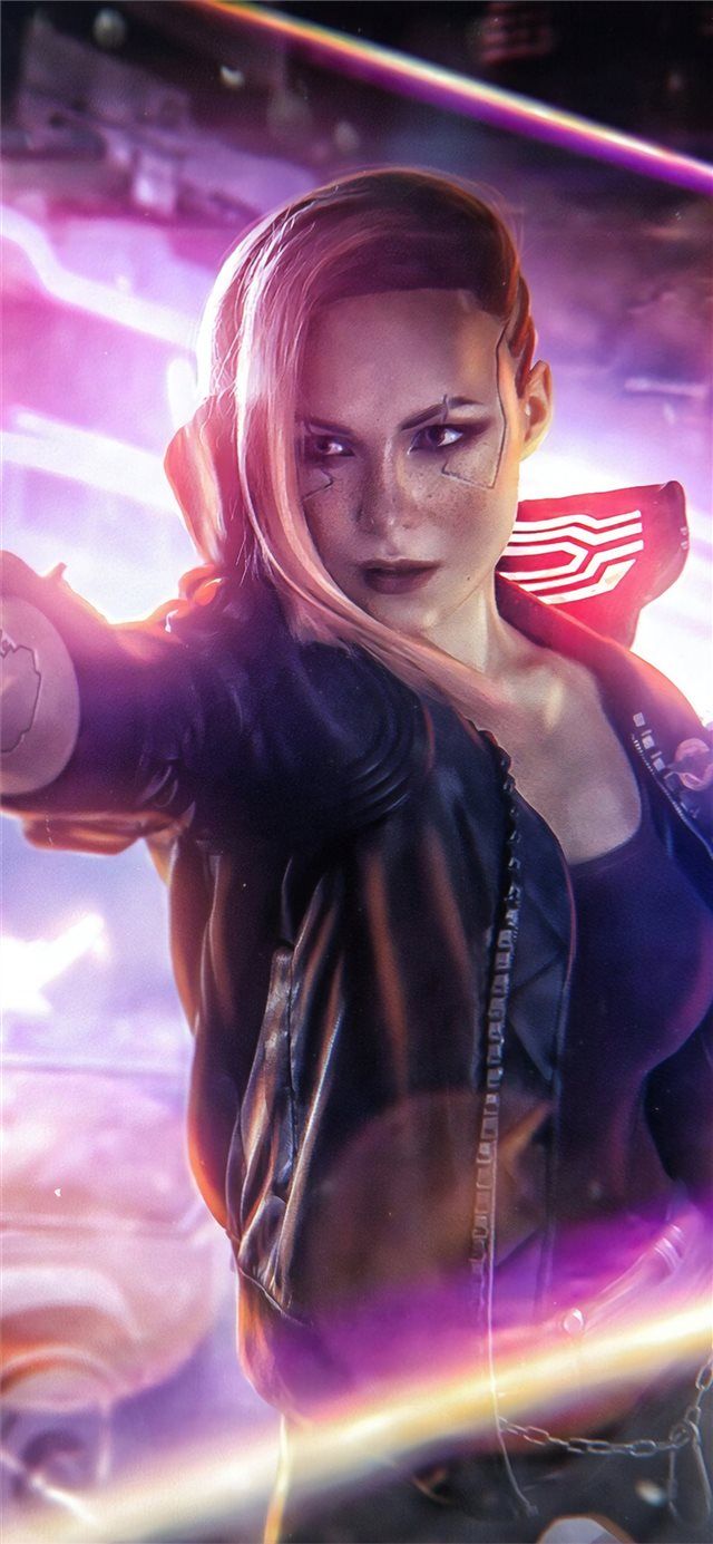 cyberpunk 2077 game artwork 4k iPhone X Wallpaper Free Download