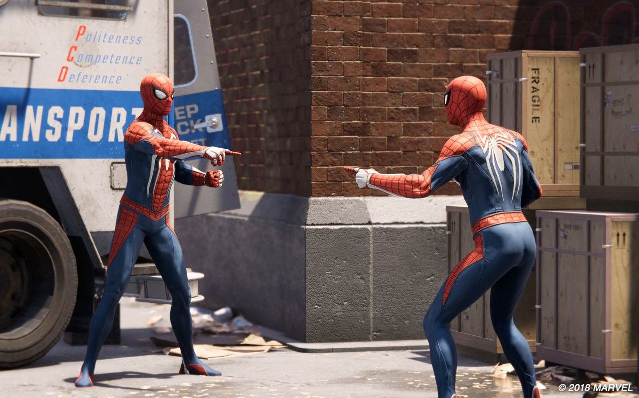 Hilarious Spider Man Meme Recreated By Sony As New Game Plus Becomes Available For MARVEL'S SPIDER MAN