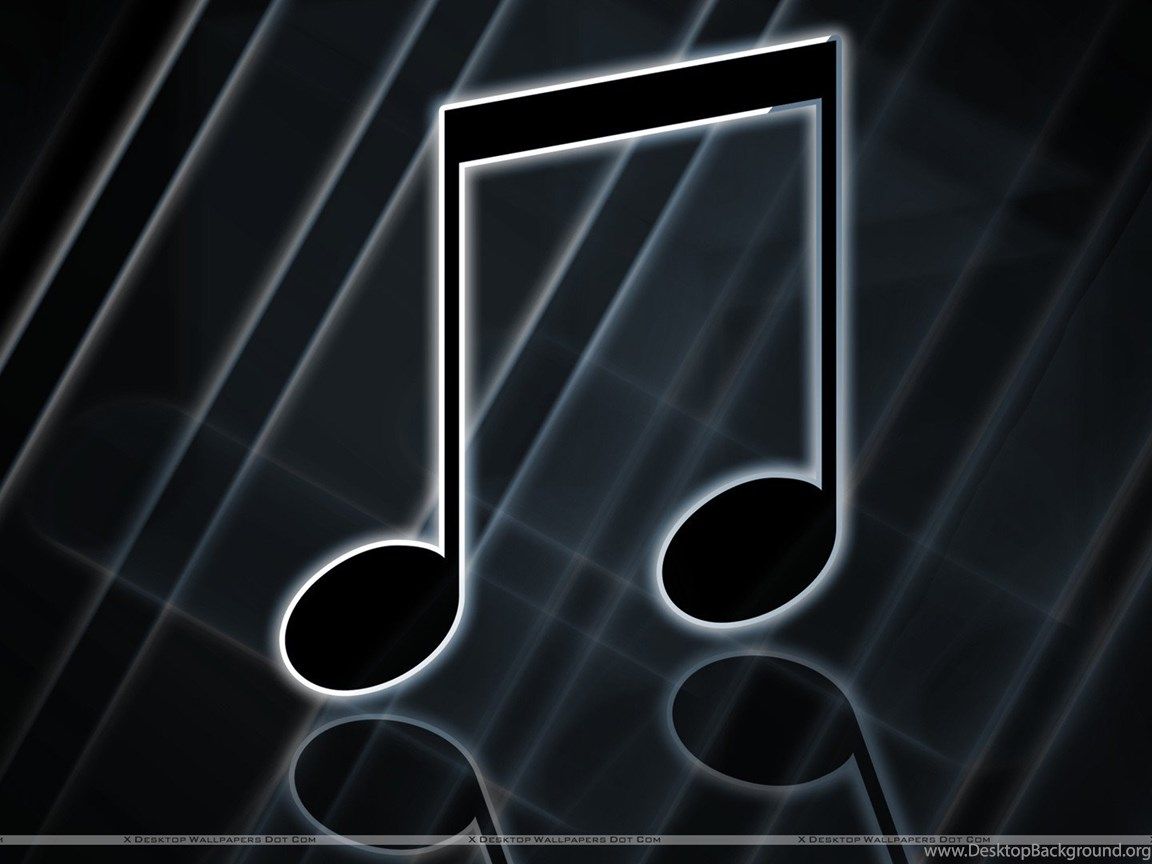 Black Music Icon Wallpaper Desktop Background