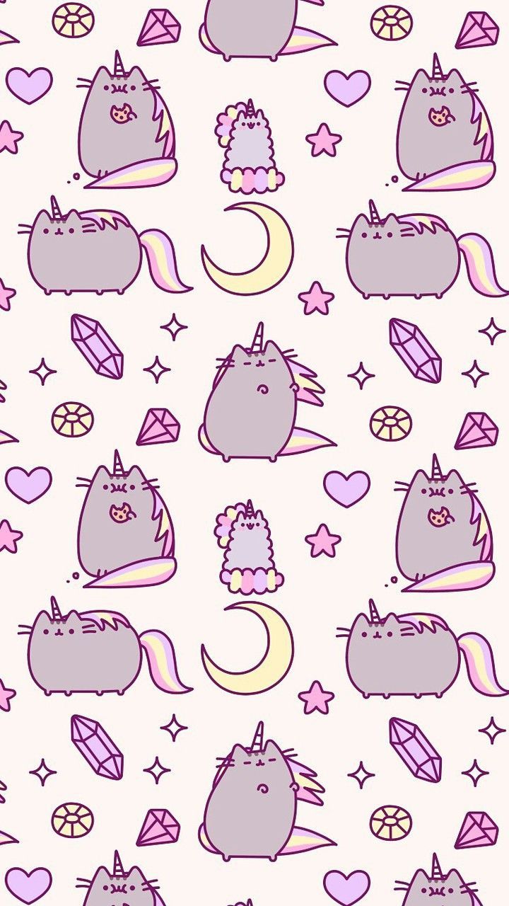 Discover and share the most beautiful image from around the world. Pusheen cat, Unicorn wallpaper, iPhone background