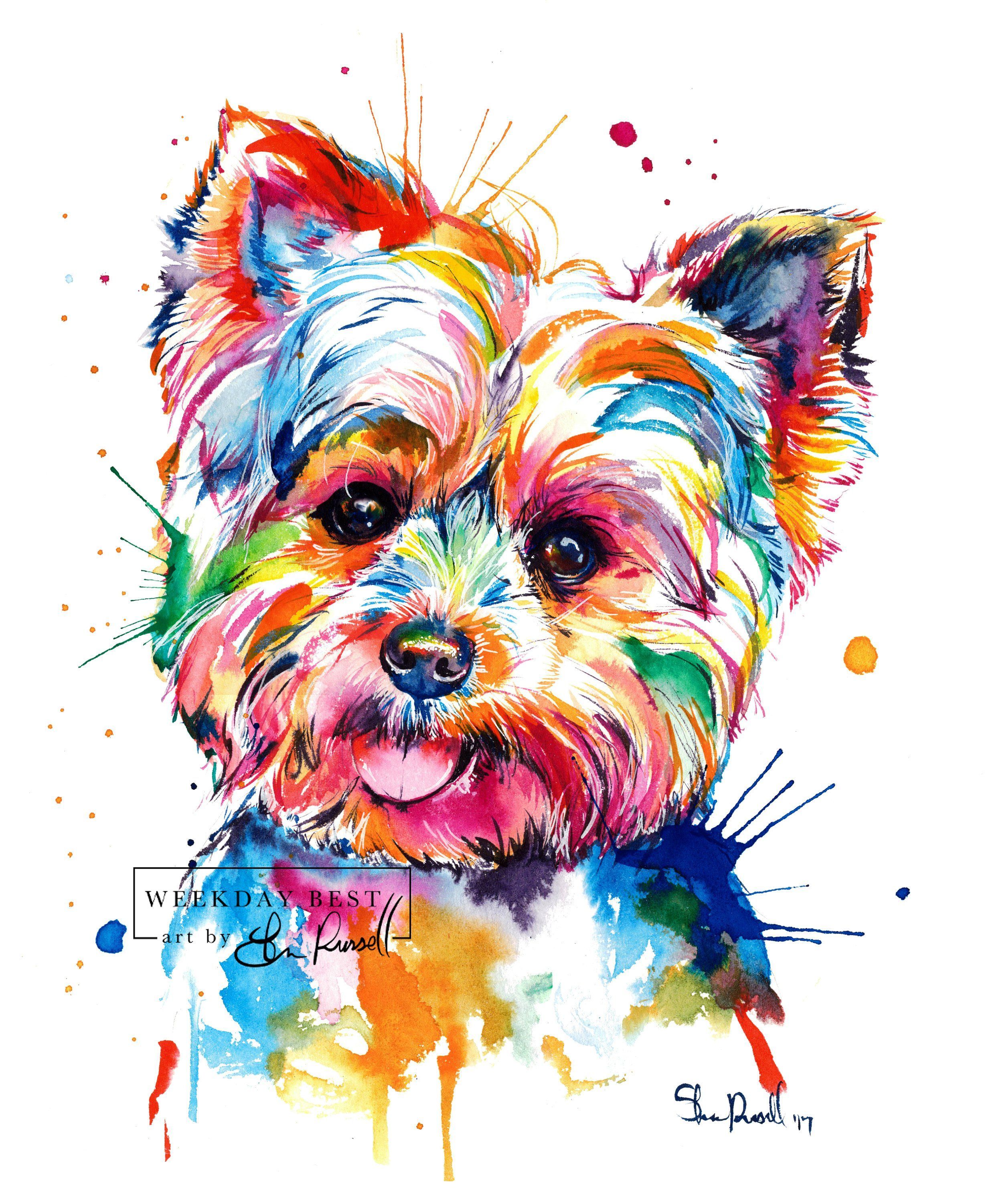 Colorful Dog Painting Wallpapers - Wallpaper Cave