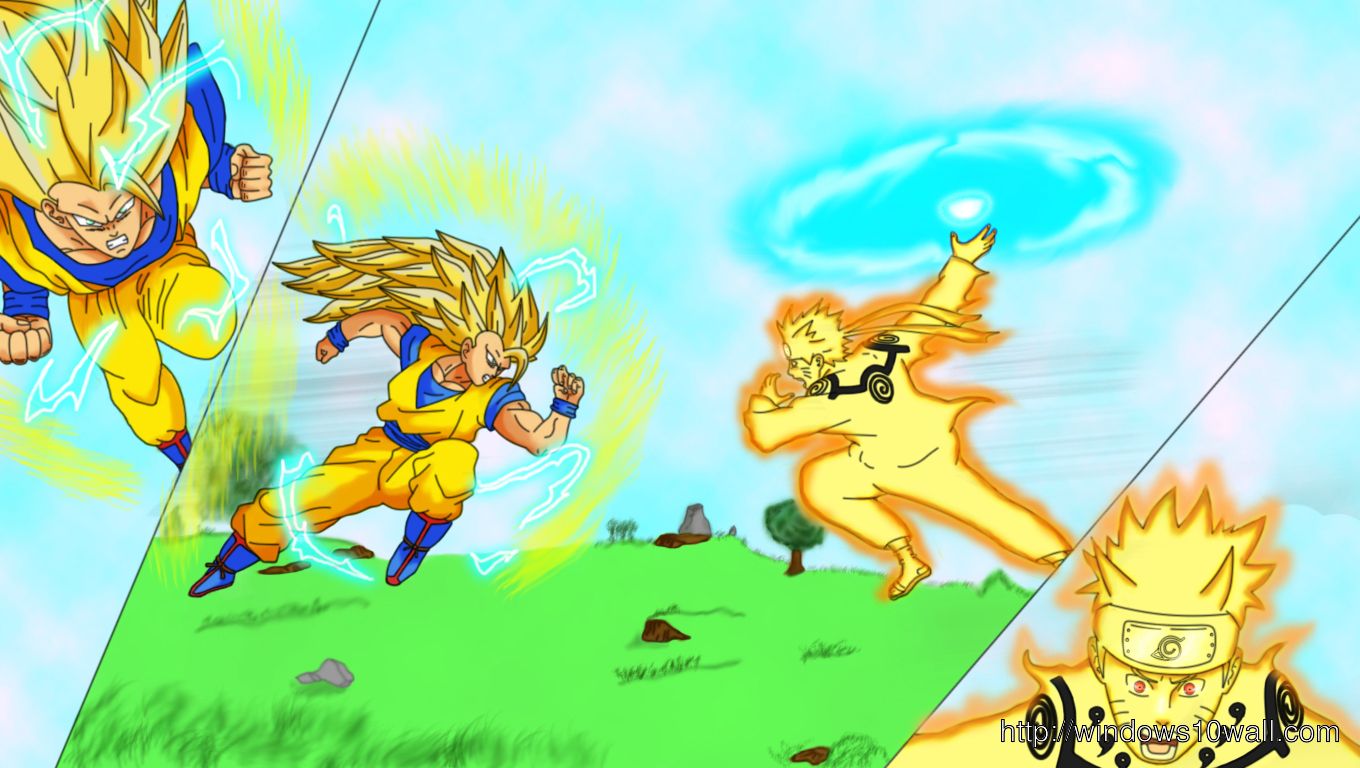 Naruto Bijuu Mode Vs Goku 10 Wallpaper
